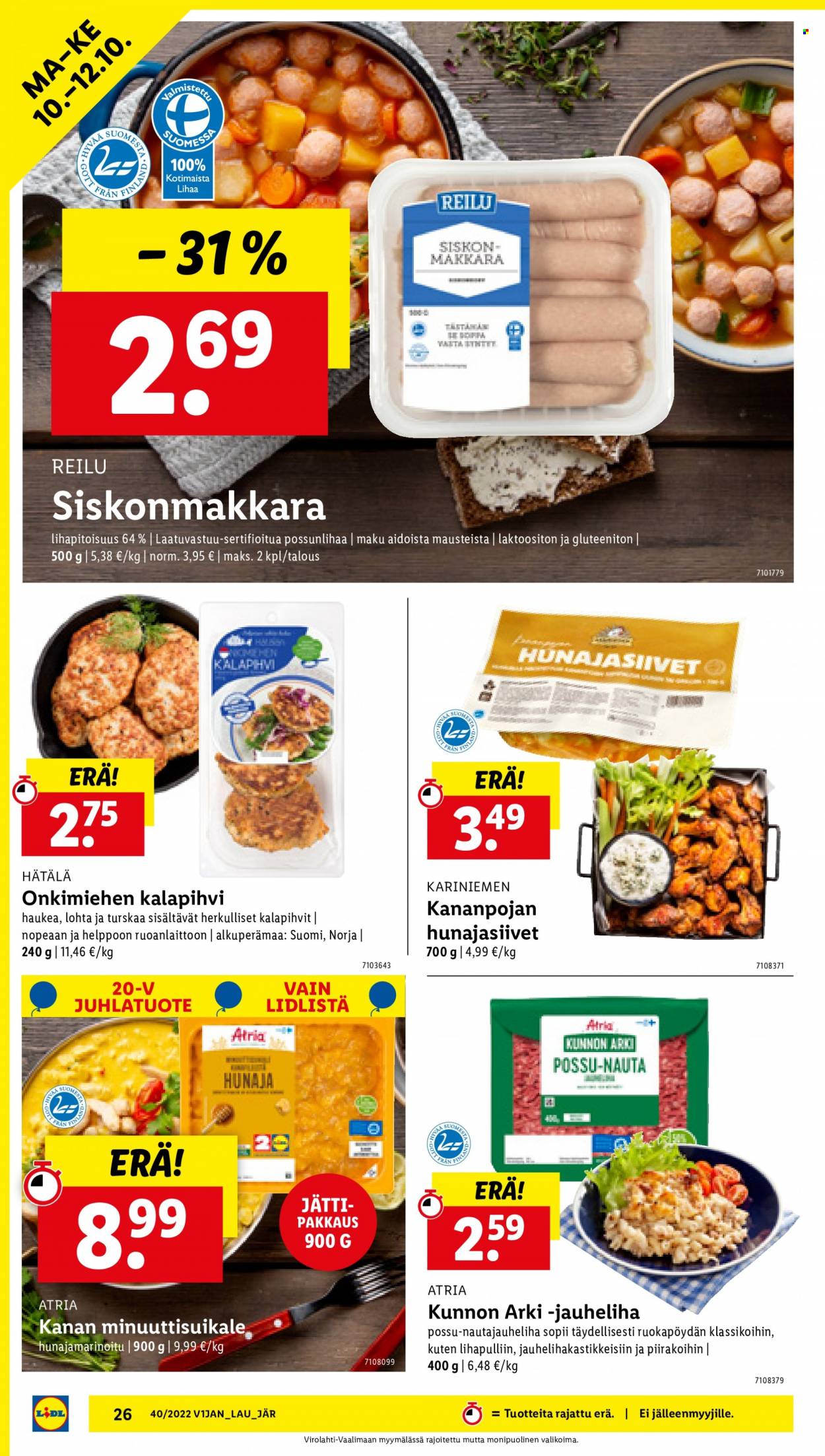 Lidl tarjoukset - 06.10.2022 - 12.10.2022. Sivu 26