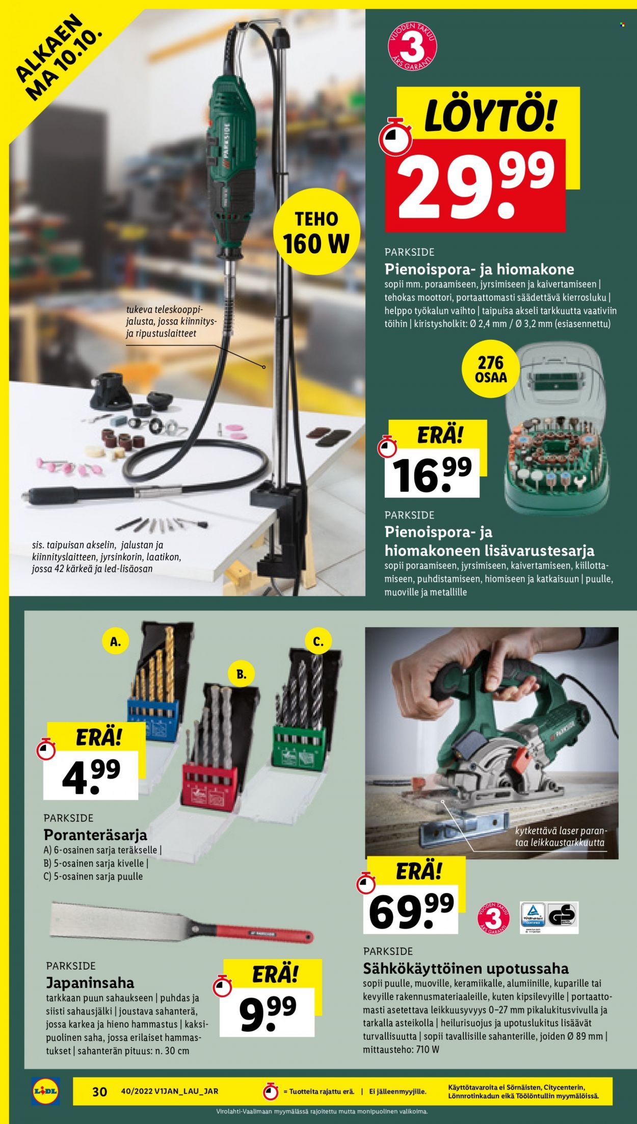 Lidl tarjoukset - 06.10.2022 - 12.10.2022. Sivu 30