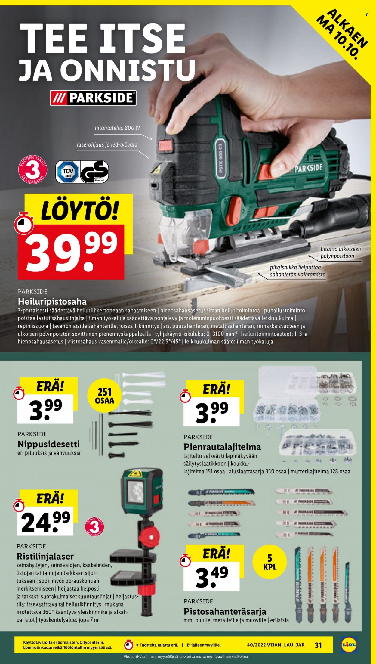 Lidl tarjoukset - 06.10.2022 - 12.10.2022. Sivu 31