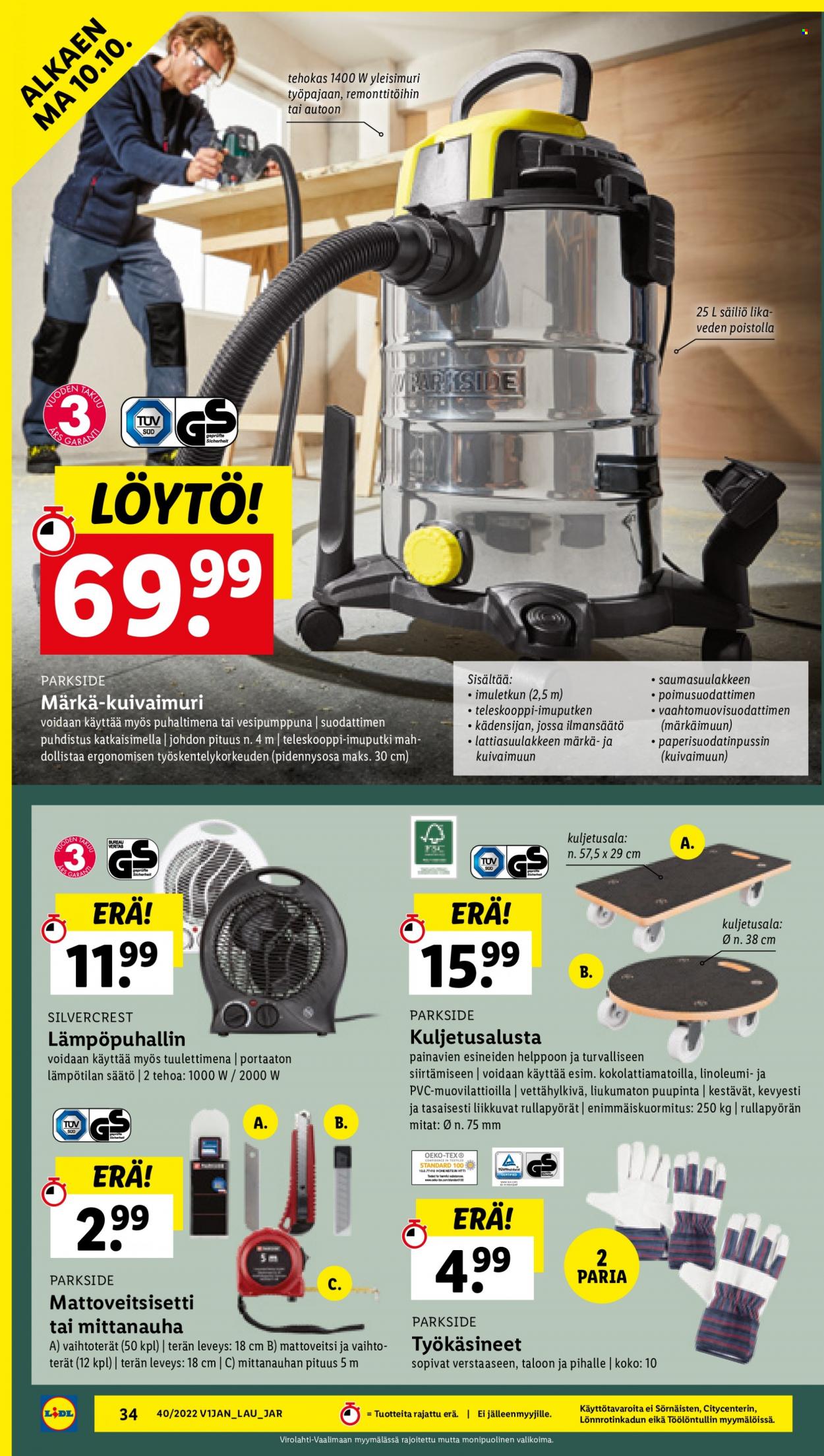 Lidl tarjoukset - 06.10.2022 - 12.10.2022. Sivu 34