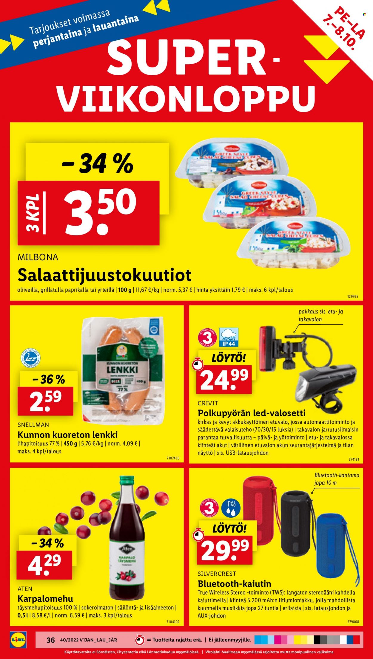 Lidl tarjoukset - 06.10.2022 - 12.10.2022. Sivu 36