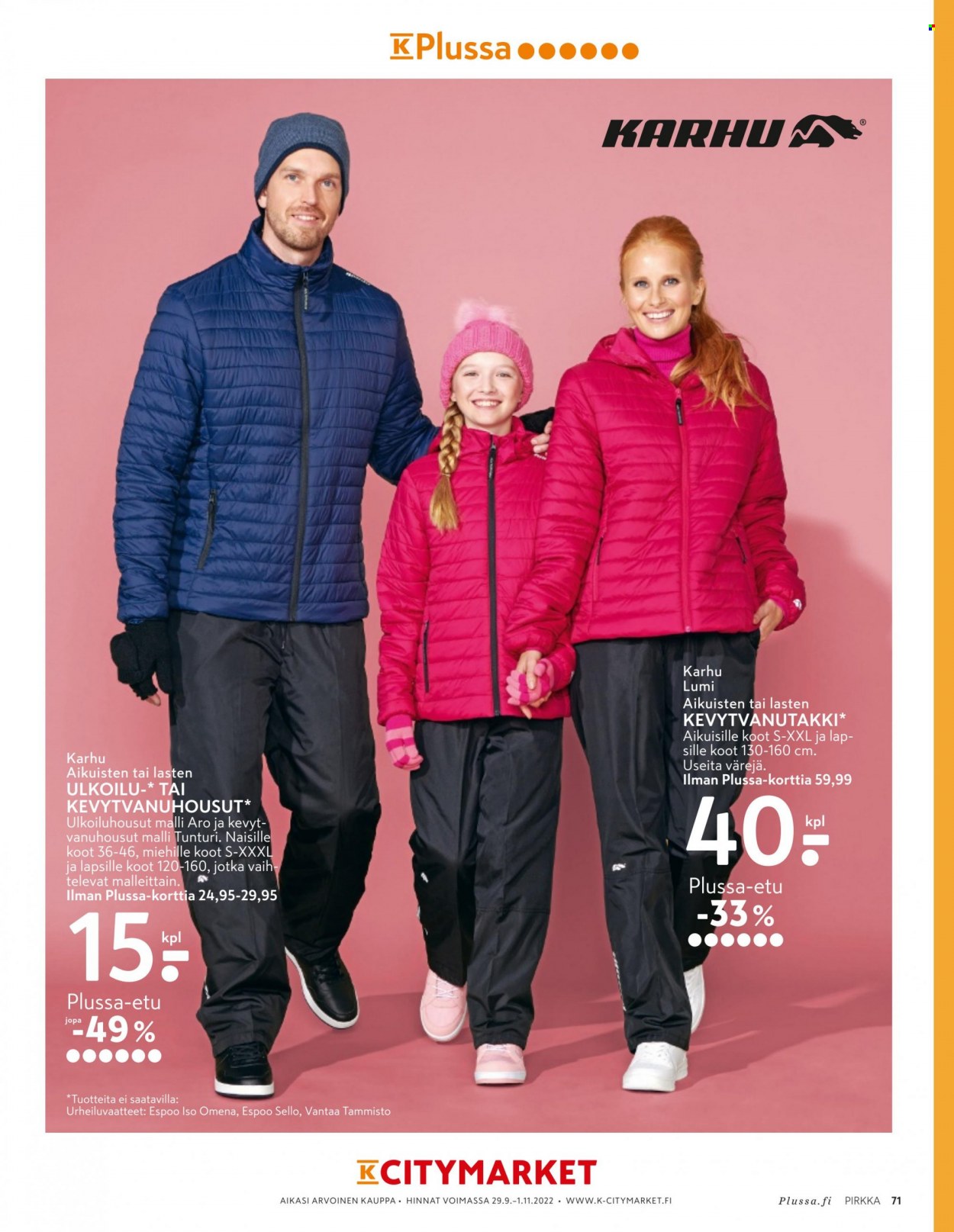 K-market tarjoukset - 05.10.2022 - 01.11.2022. Sivu 71