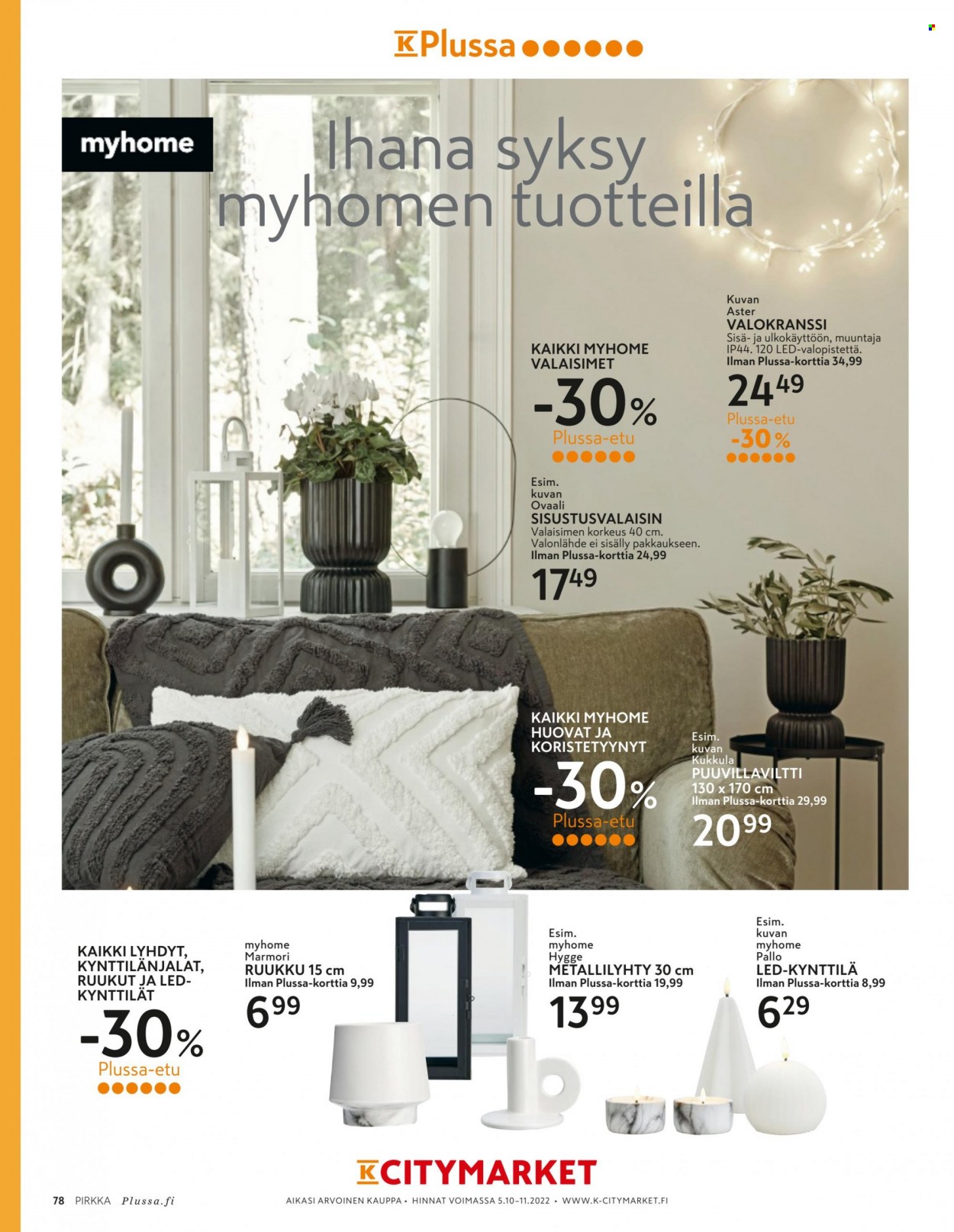 K-market tarjoukset - 05.10.2022 - 01.11.2022. Sivu 78
