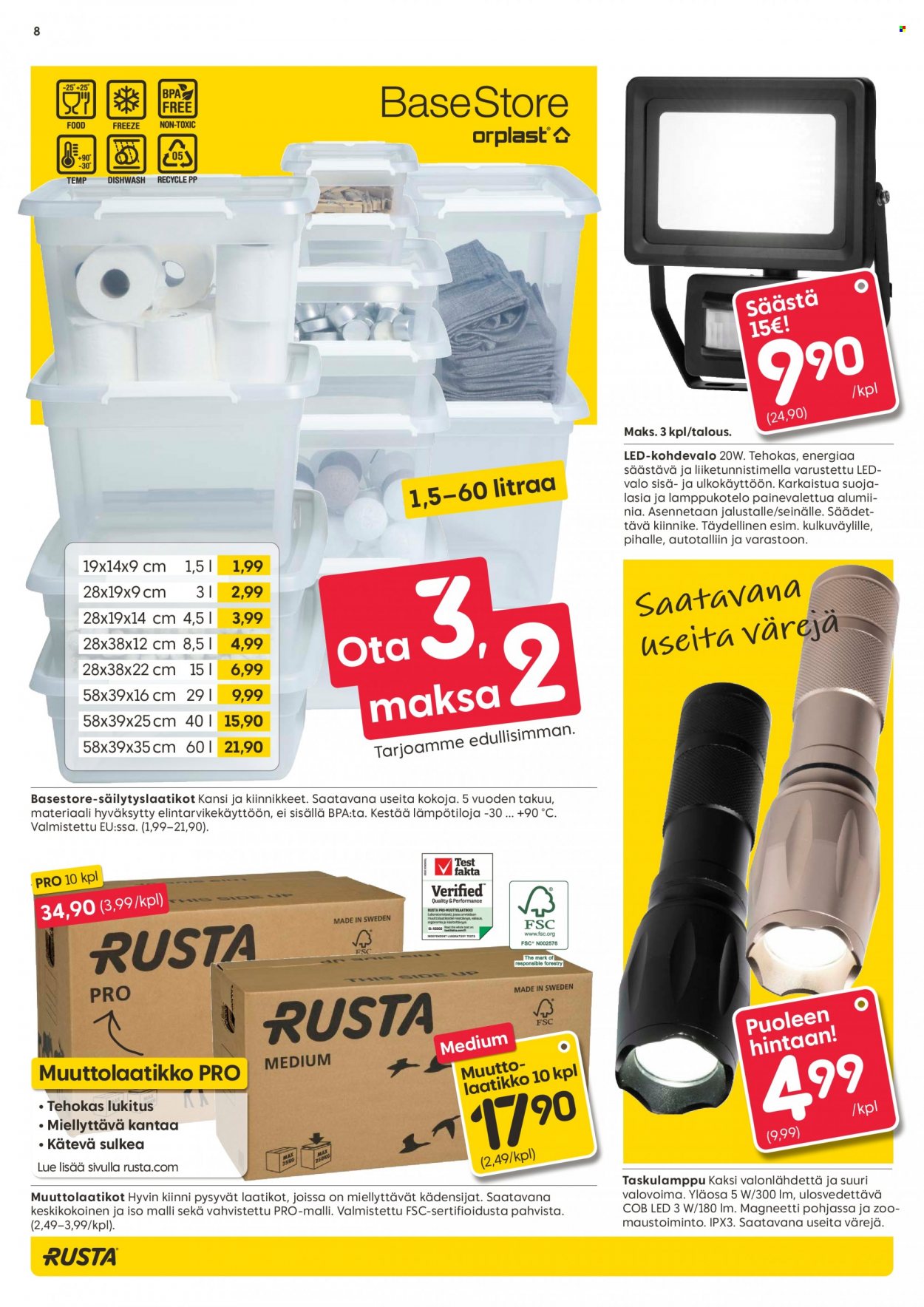Rusta tarjoukset - 05.10.2022 - 11.10.2022. Sivu 8