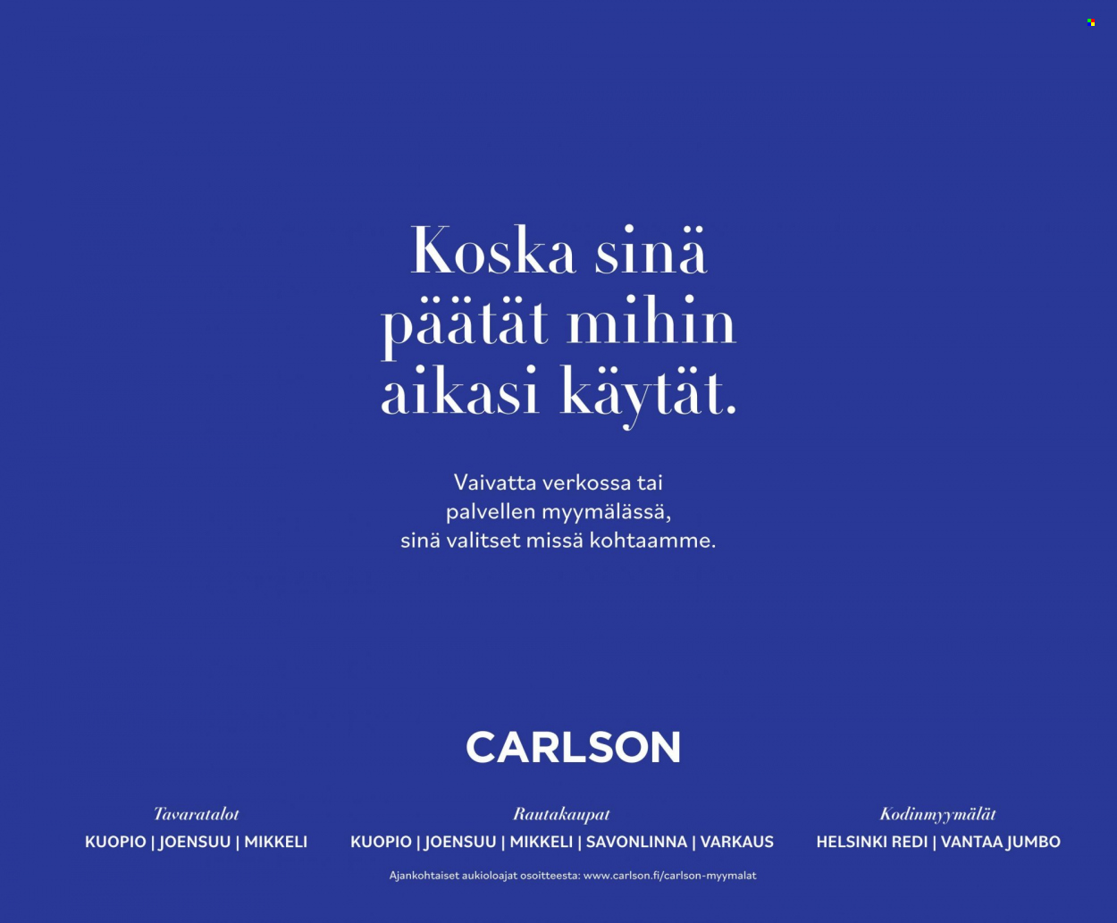 Carlson tarjoukset - 03.10.2022 - 31.10.2022. Sivu 16