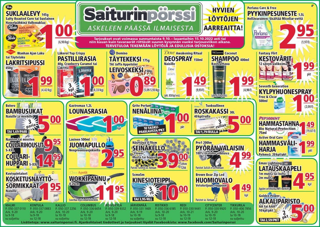 Saiturinpörssi tarjoukset - 09.10.2022 - 15.10.2022. Sivu 1