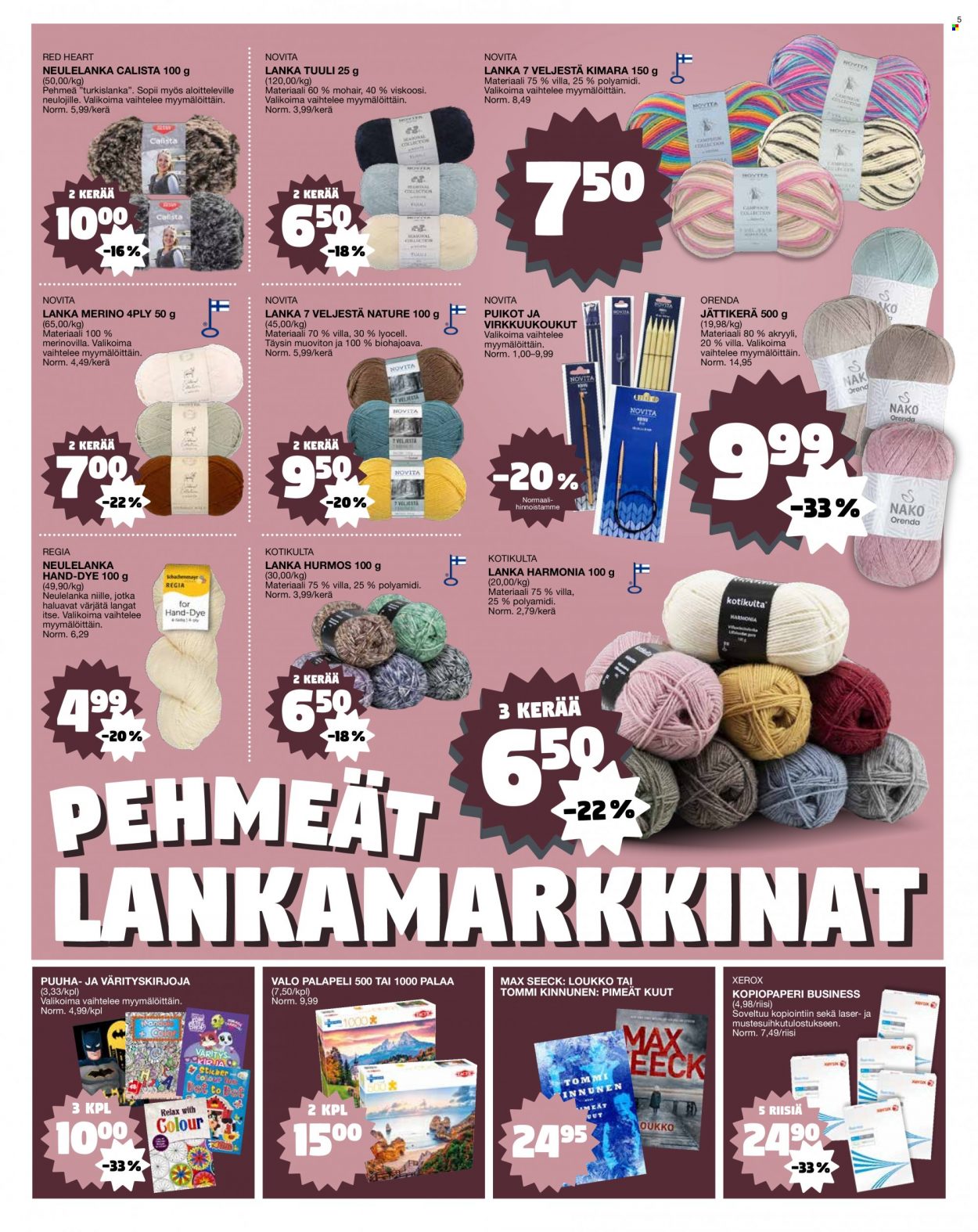 Tokmanni tarjoukset - 10.10.2022 - 16.10.2022. Sivu 5