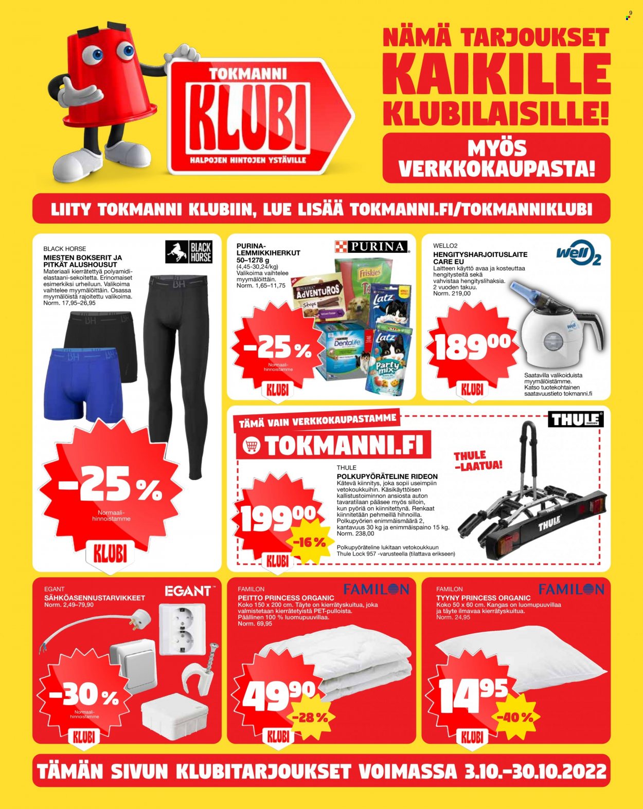 Tokmanni tarjoukset - 10.10.2022 - 16.10.2022. Sivu 9