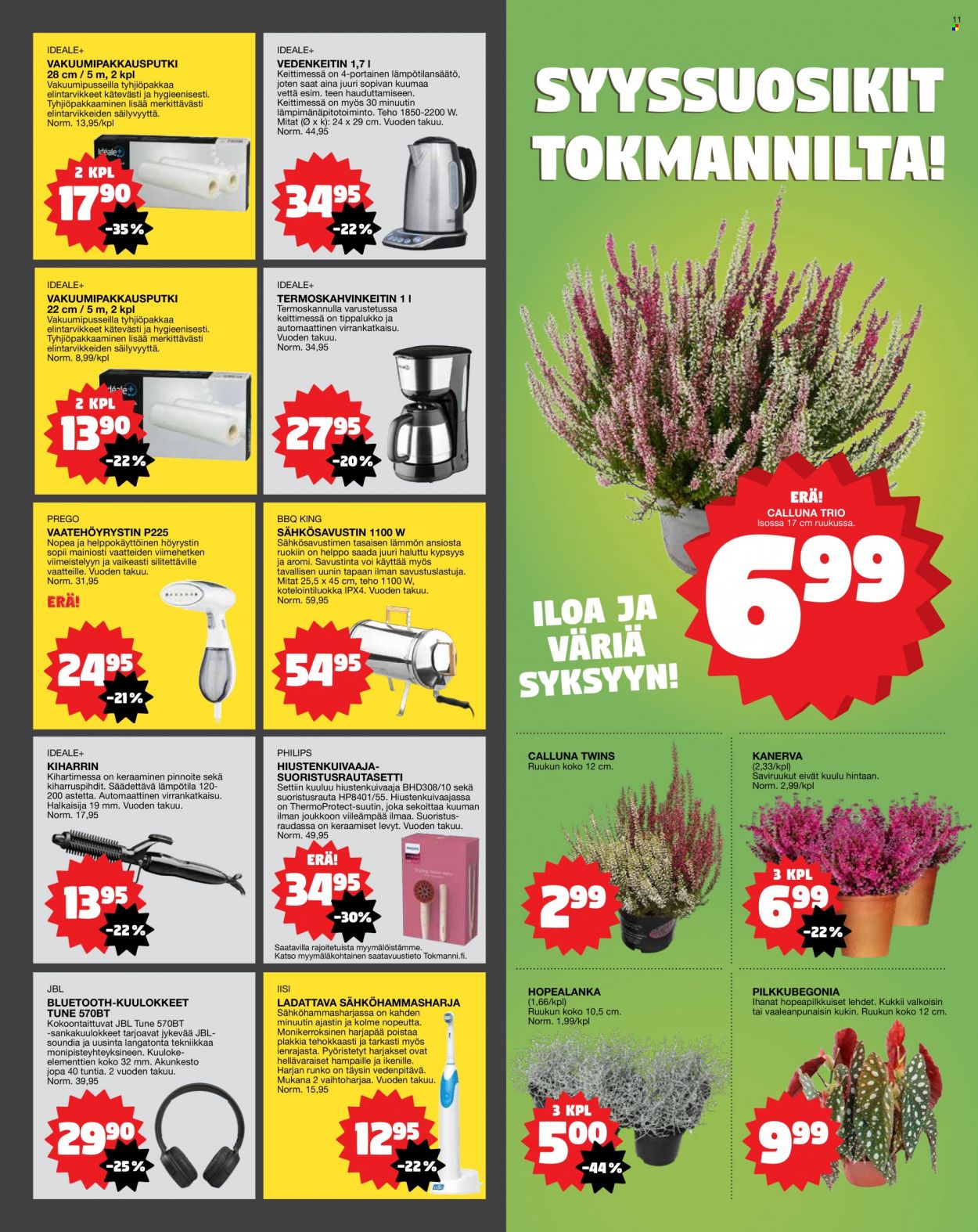 Tokmanni tarjoukset - 10.10.2022 - 16.10.2022. Sivu 11