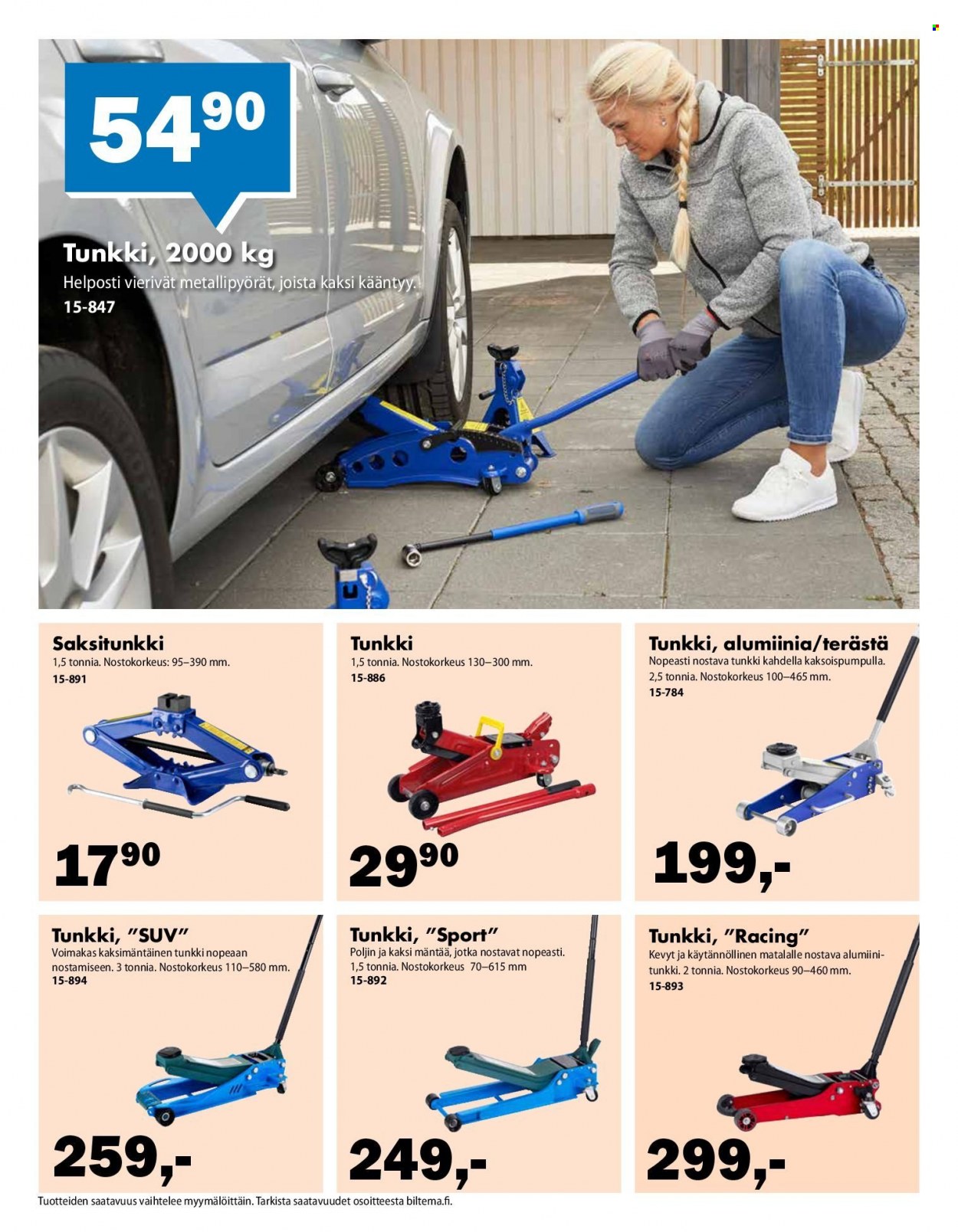 Biltema tarjoukset. Sivu 3