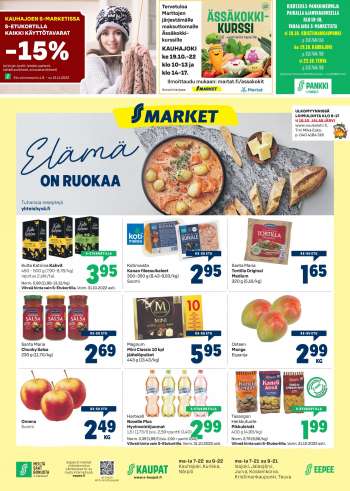 S-market tarjoukset  - 12.10.2022 - 16.10.2022.