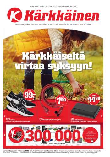 Kärkkäinen tarjoukset  - 12.10.2022 - 25.10.2022.