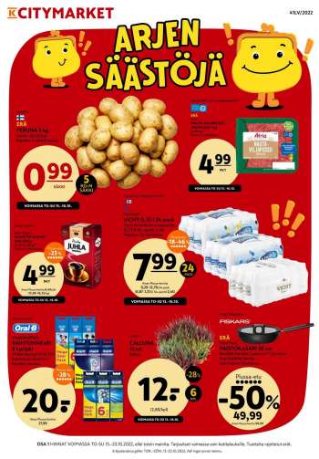 K-citymarket tarjoukset  - 13.10.2022 - 23.10.2022.