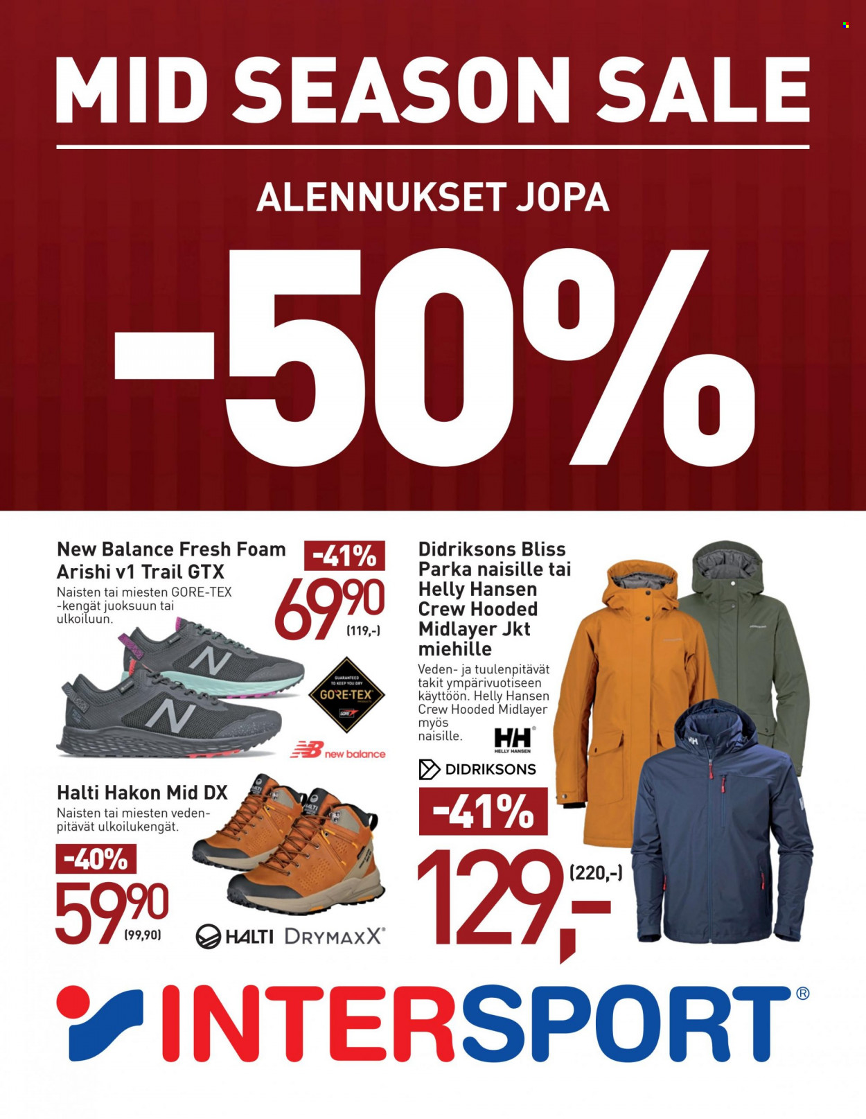 Intersport tarjoukset - 13.10.2022 - 23.10.2022. Sivu 1