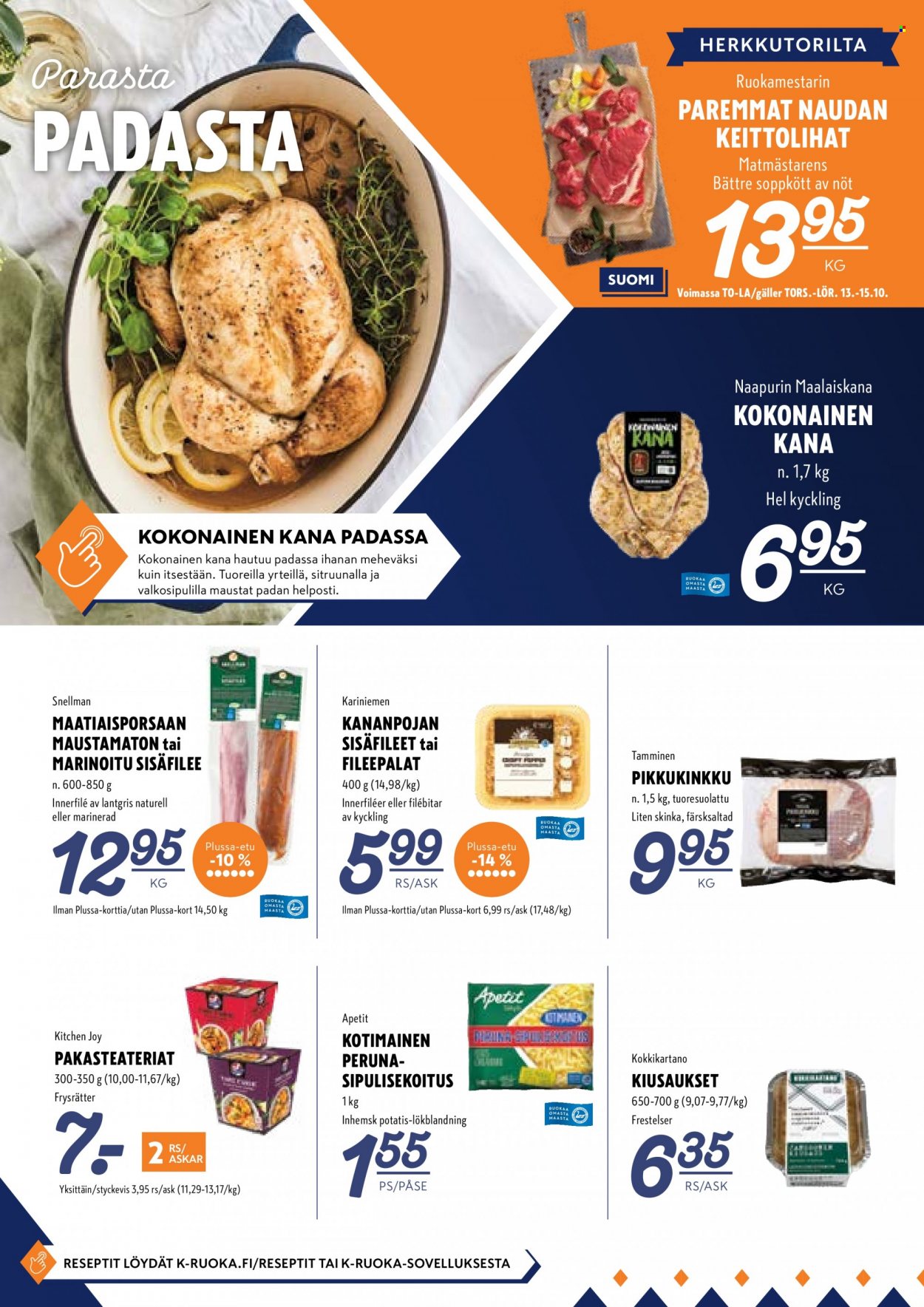K-Supermarket tarjoukset - 13.10.2022 - 16.10.2022. Sivu 4