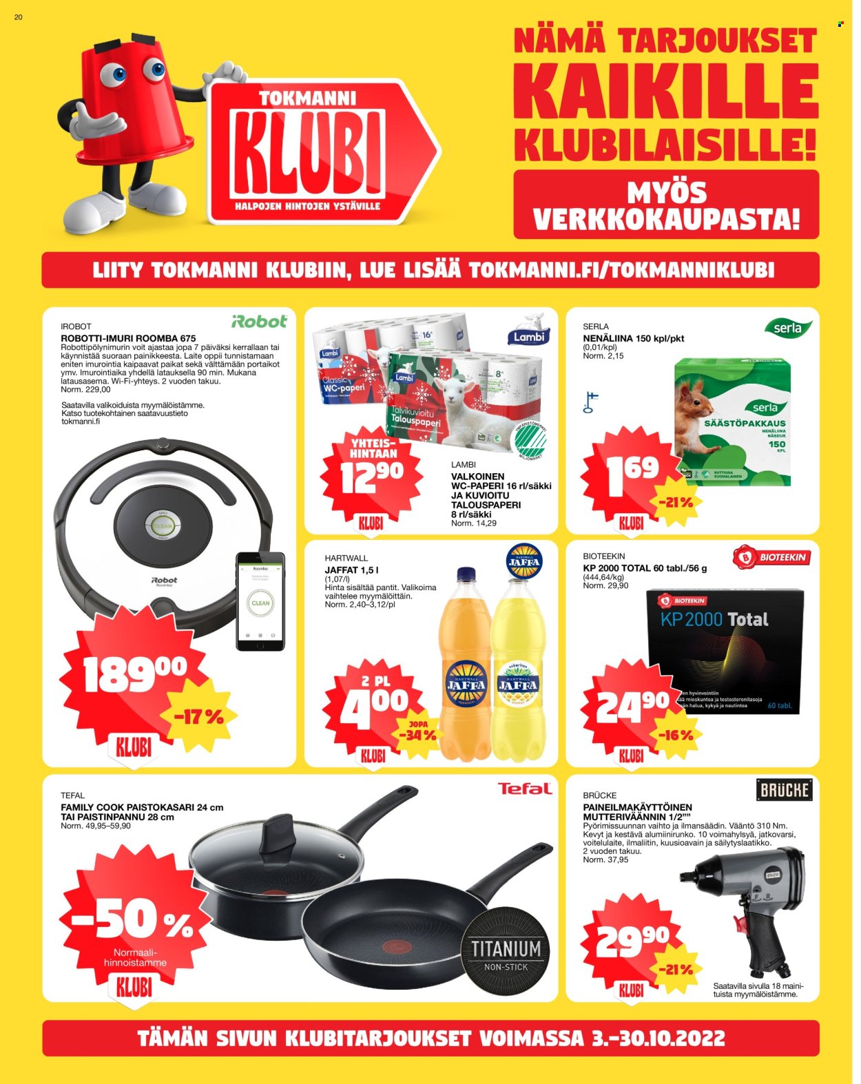 Tokmanni tarjoukset - 17.10.2022 - 23.10.2022. Sivu 20