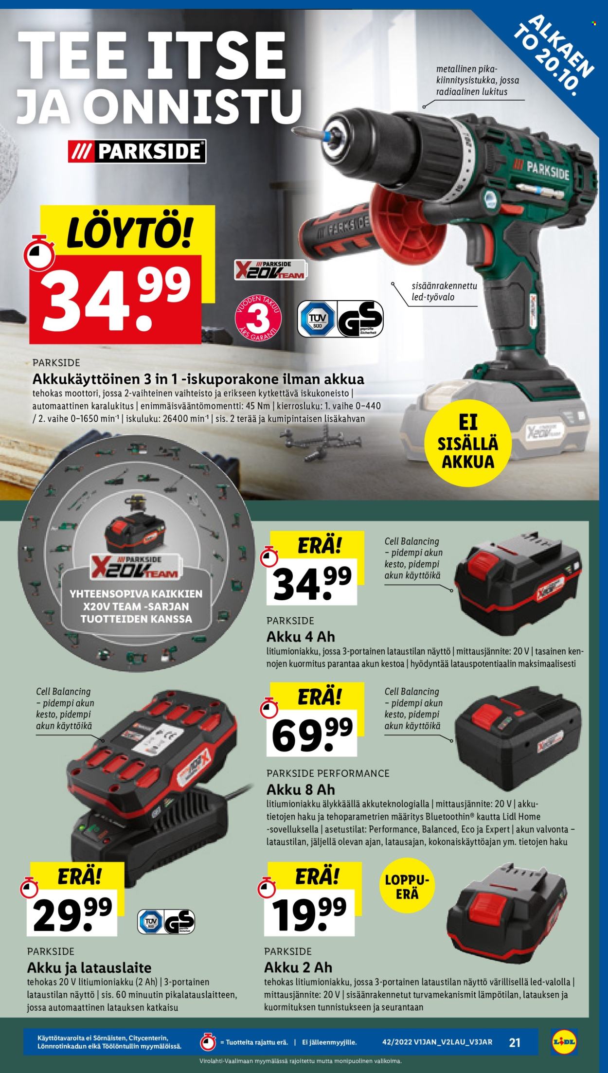 Lidl tarjoukset - 20.10.2022 - 26.10.2022. Sivu 21