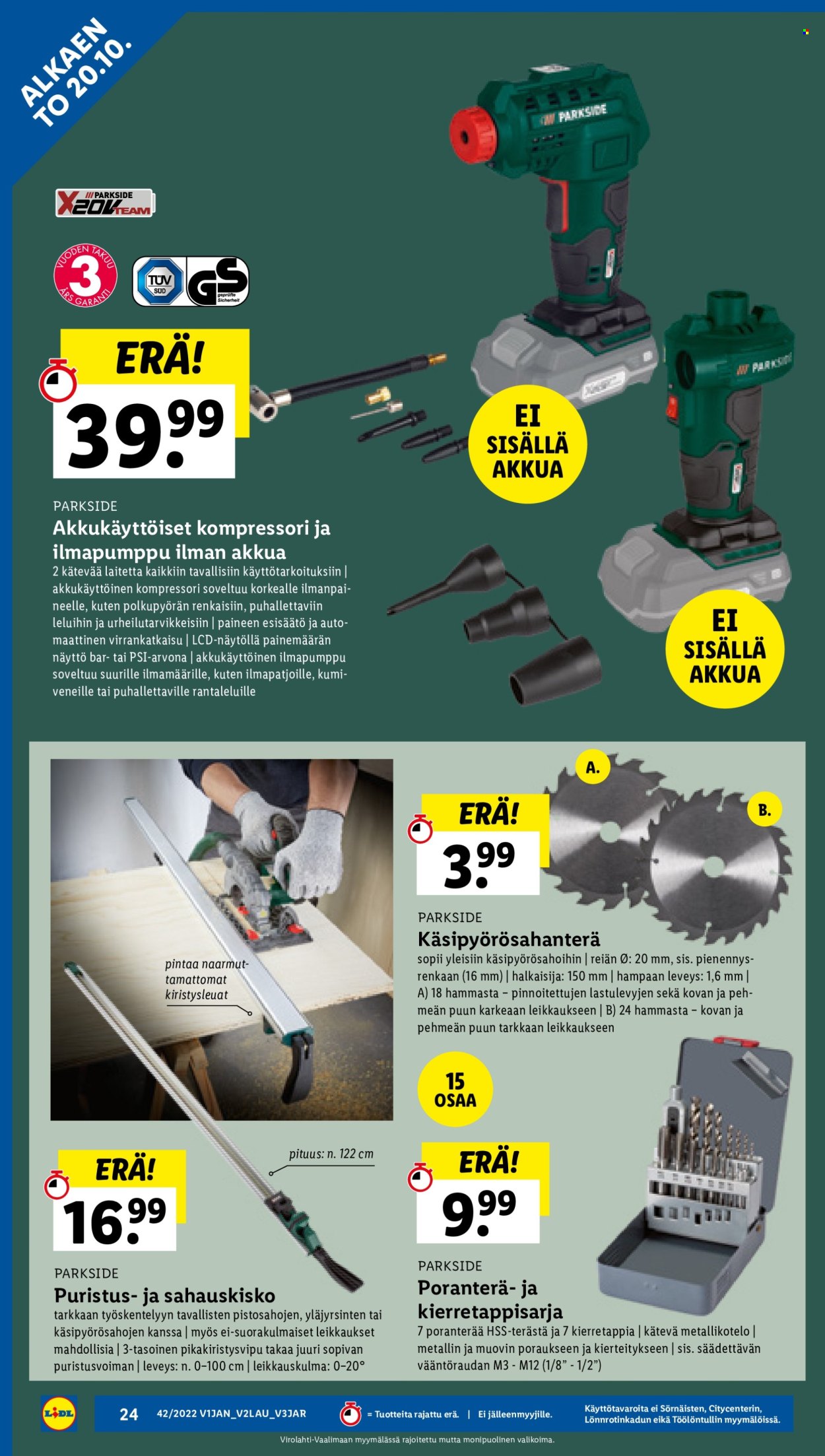 Lidl tarjoukset - 20.10.2022 - 26.10.2022. Sivu 24