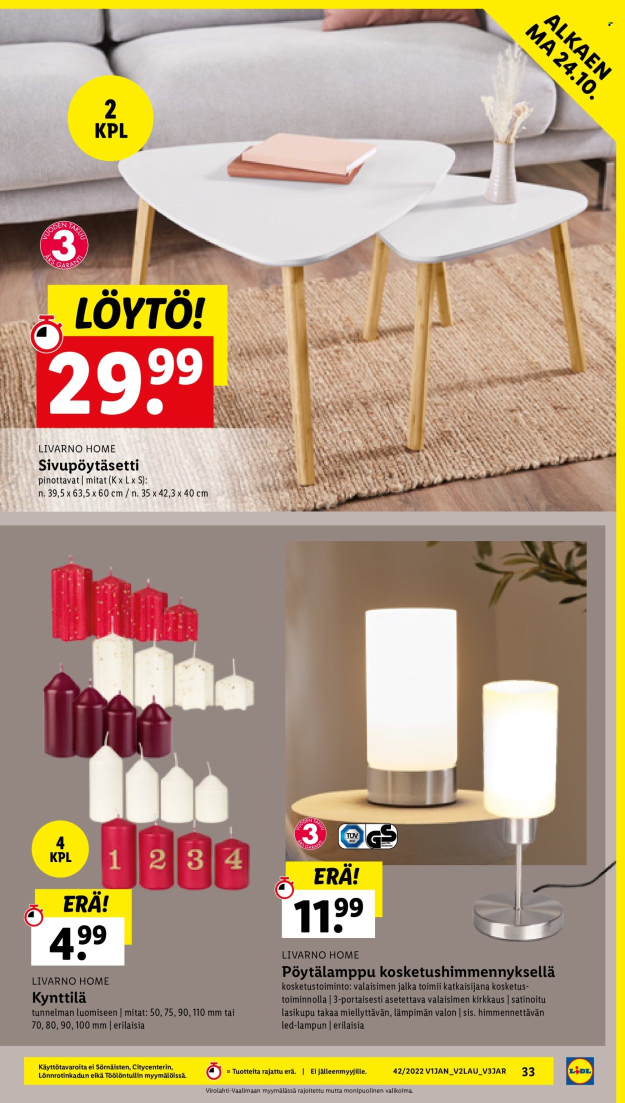 Lidl tarjoukset - 20.10.2022 - 26.10.2022. Sivu 33