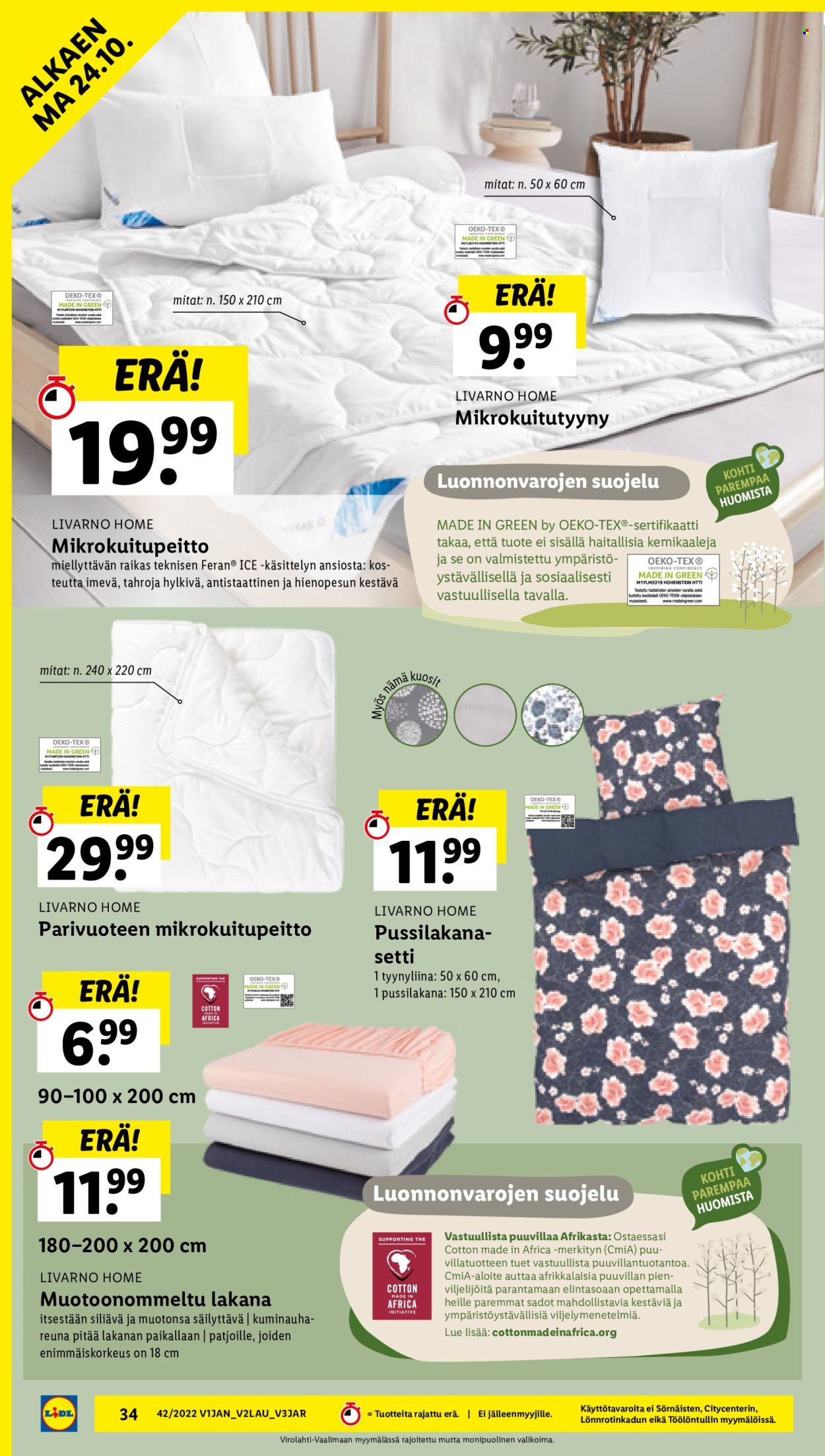 Lidl tarjoukset - 20.10.2022 - 26.10.2022. Sivu 34