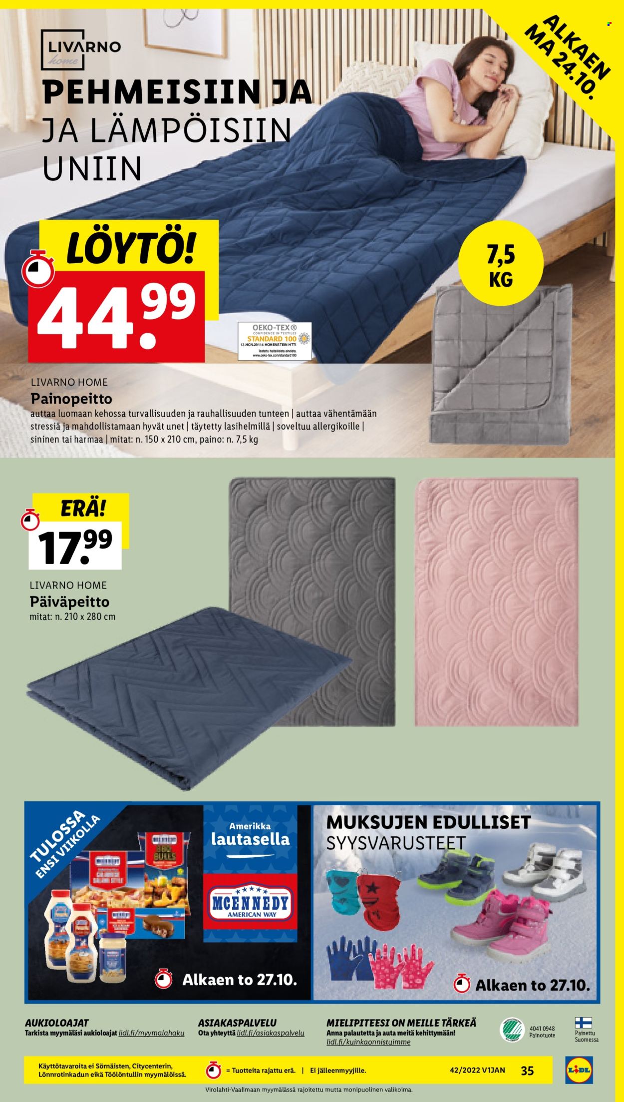 Lidl tarjoukset - 20.10.2022 - 26.10.2022. Sivu 35