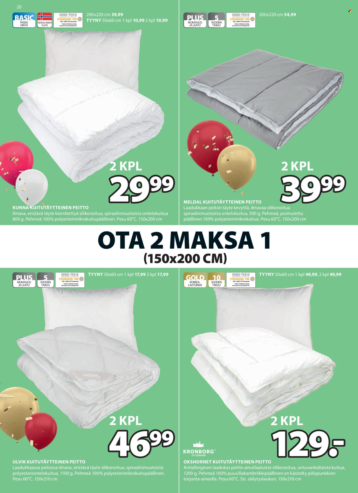 JYSK tarjoukset - 17.10.2022 - 23.10.2022. Sivu 20