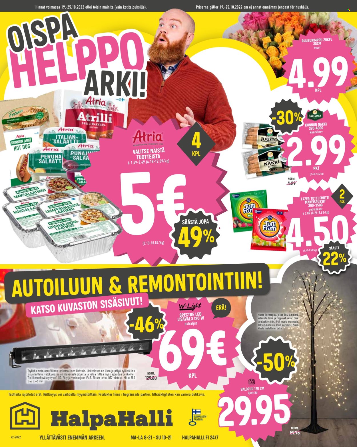HalpaHalli tarjoukset - 19.10.2022 - 25.10.2022. Sivu 1