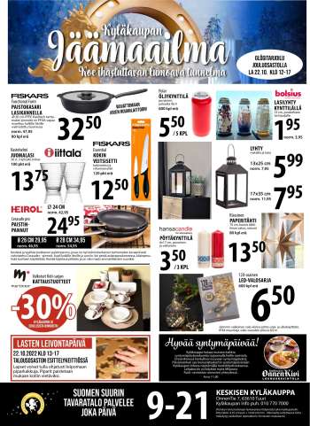 Tuuri tarjoukset  - 19.10.2022 - 25.10.2022.