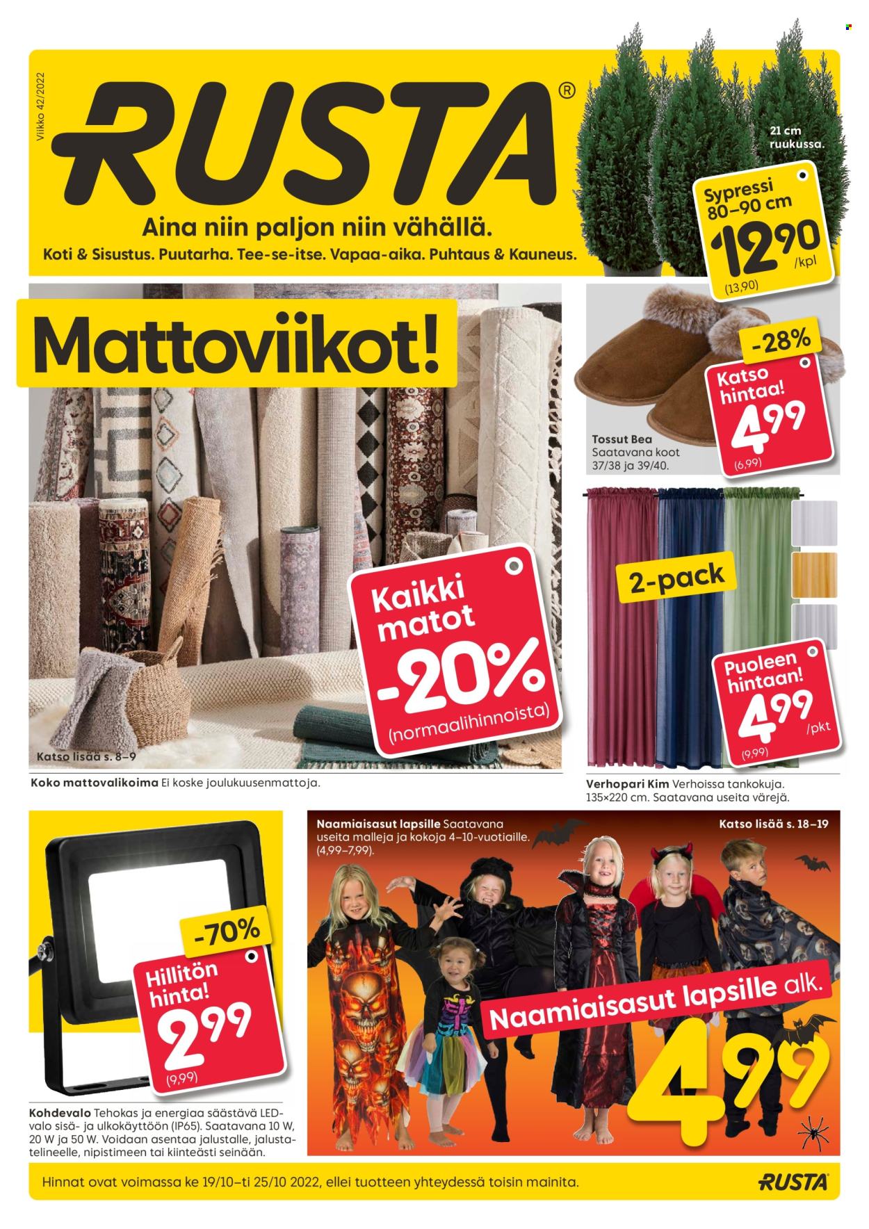 Rusta tarjoukset - 19.10.2022 - 25.10.2022. Sivu 1