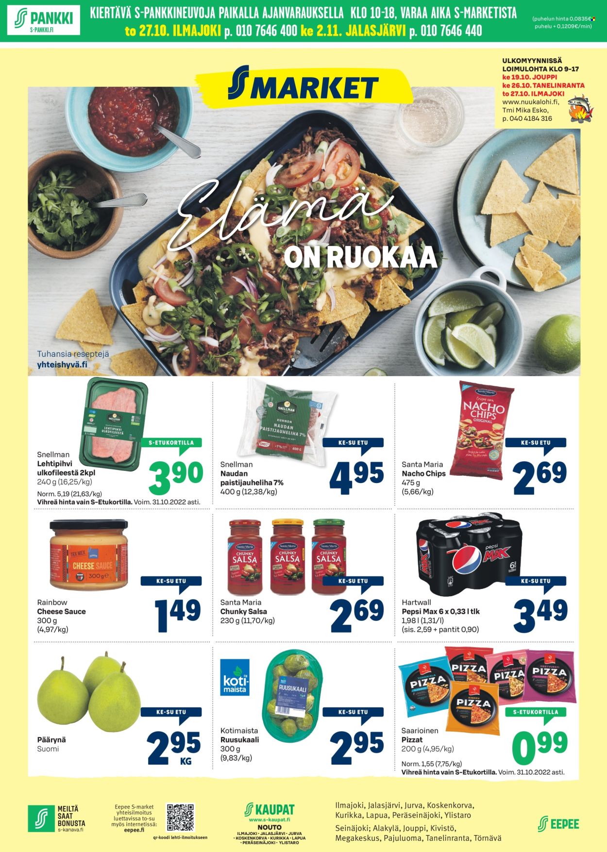 S-market tarjoukset - 19.10.2022 - 23.10.2022. Sivu 1