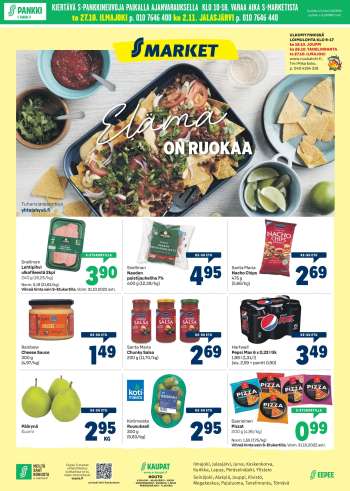 S-market tarjoukset  - 19.10.2022 - 23.10.2022.