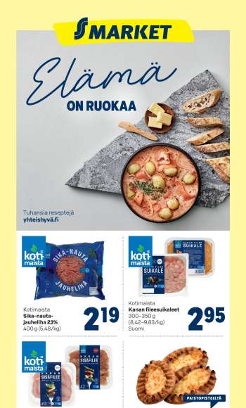 S-market tarjoukset  - 19.10.2022 - 23.10.2022.