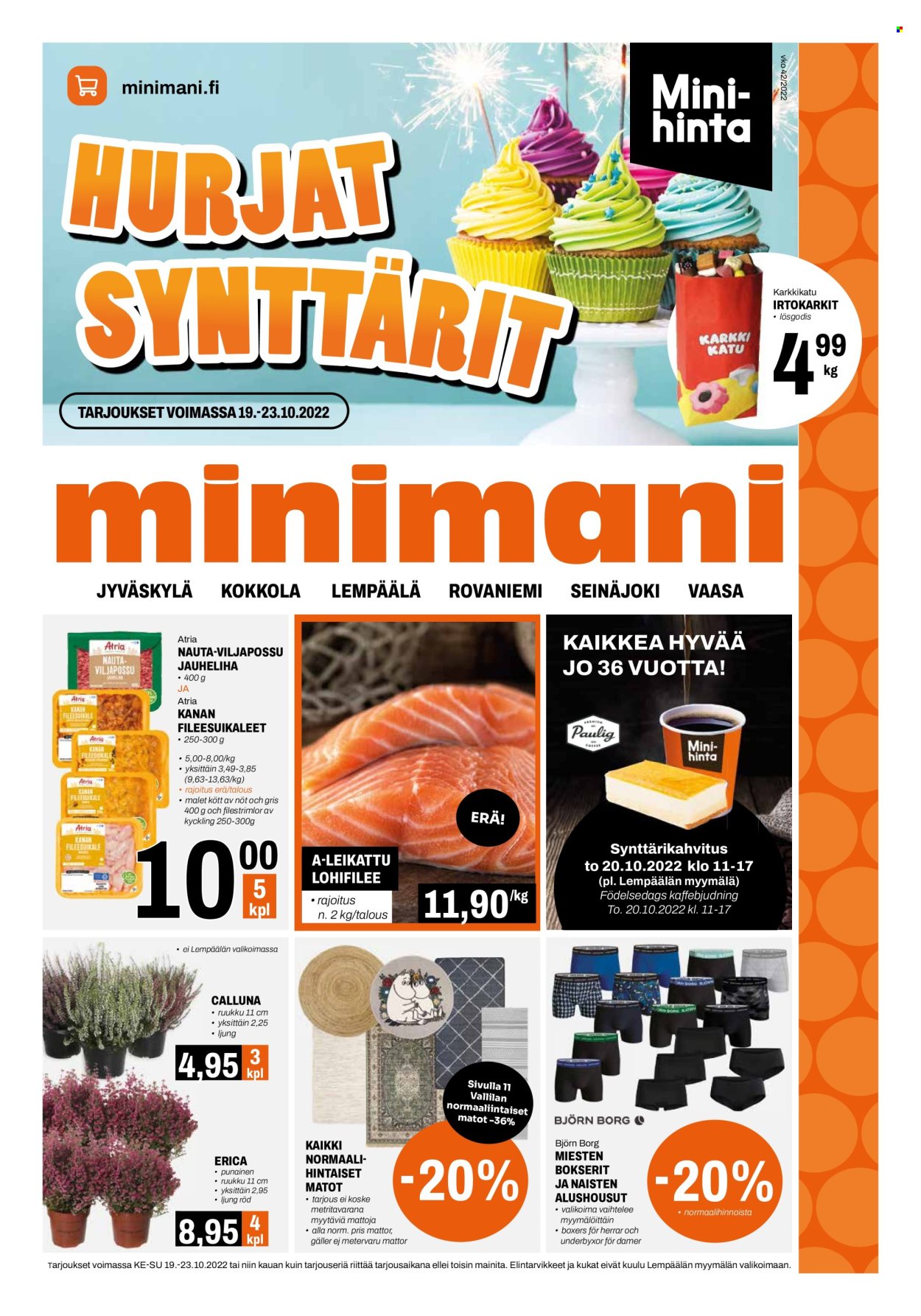 Minimani tarjoukset - 19.10.2022 - 23.10.2022. Sivu 1