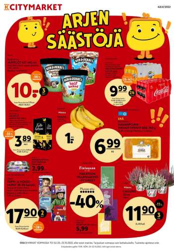 K-citymarket tarjoukset  - 20.10.2022 - 23.10.2022.