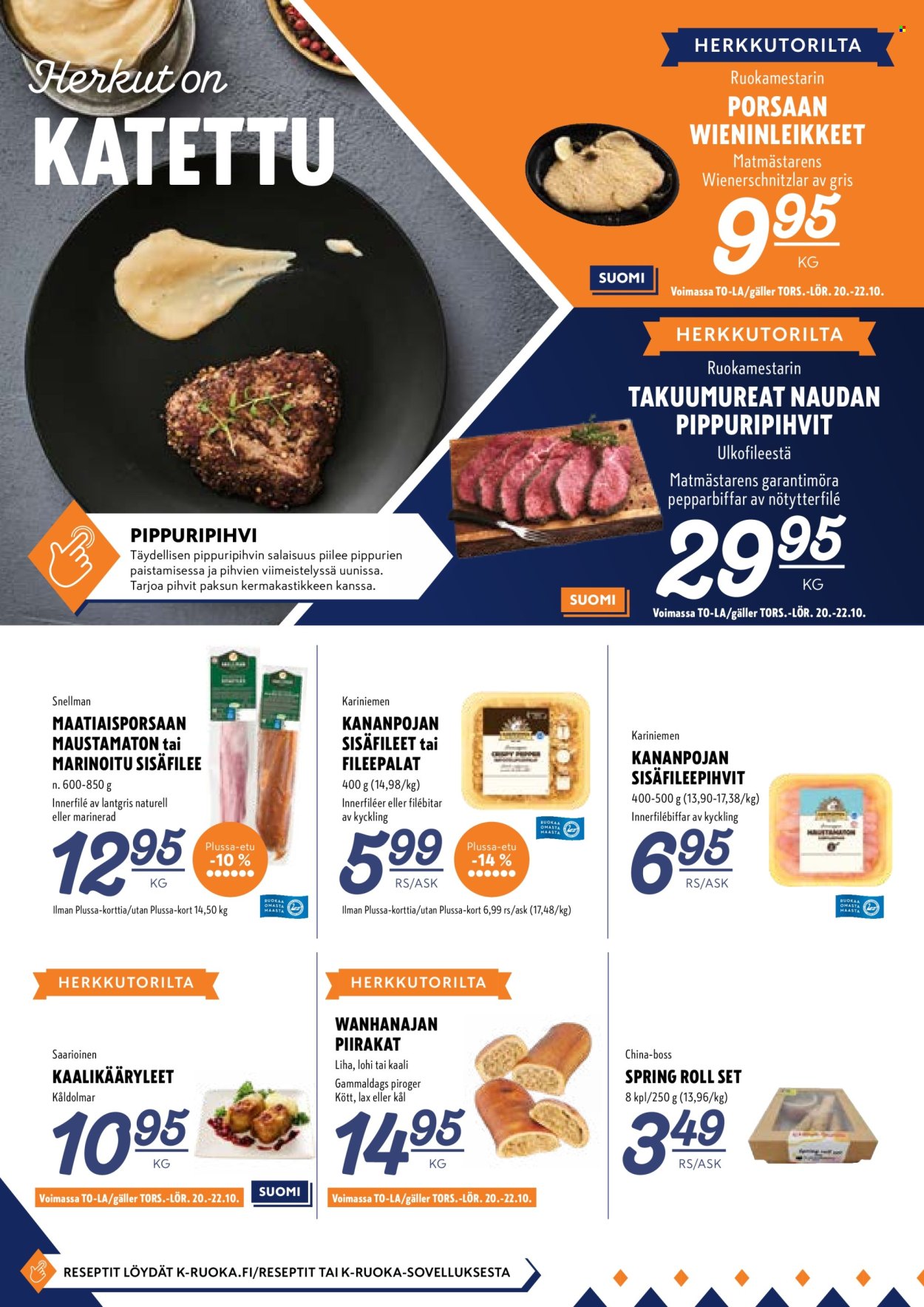 K-Supermarket tarjoukset - 20.10.2022 - 23.10.2022. Sivu 4