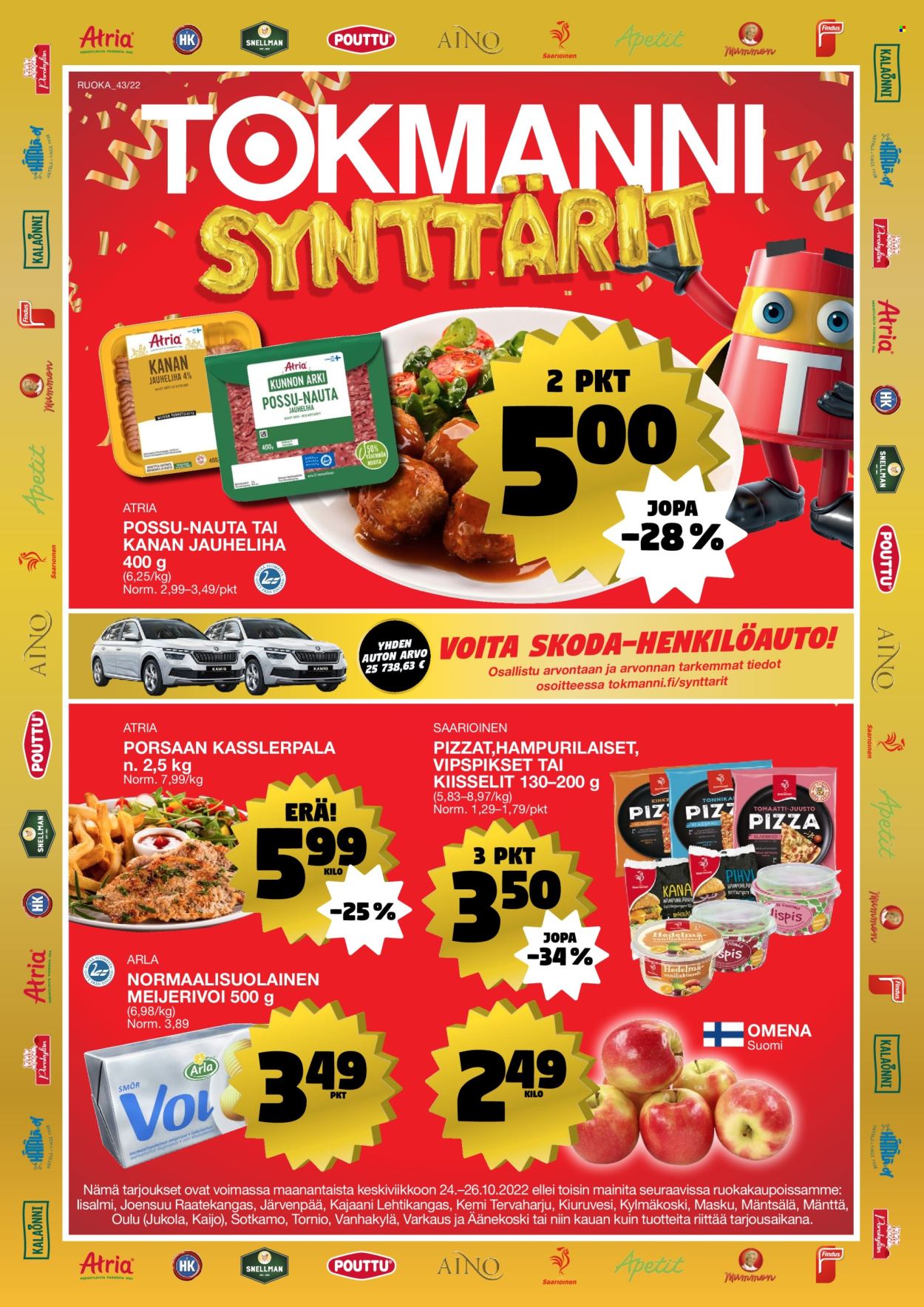 Tokmanni tarjoukset - 24.10.2022 - 26.10.2022. Sivu 1