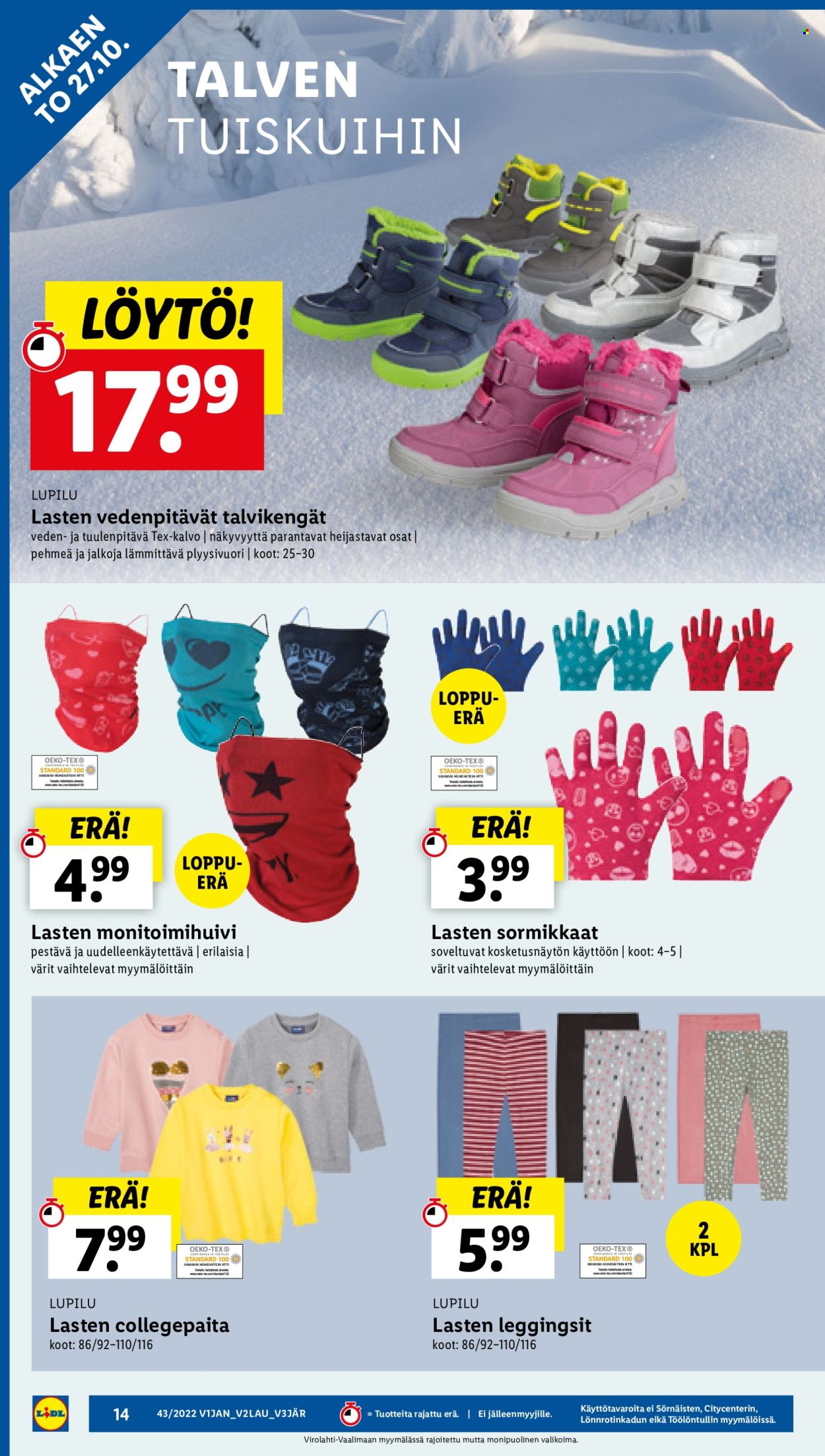 Lidl tarjoukset - 27.10.2022 - 02.11.2022. Sivu 14