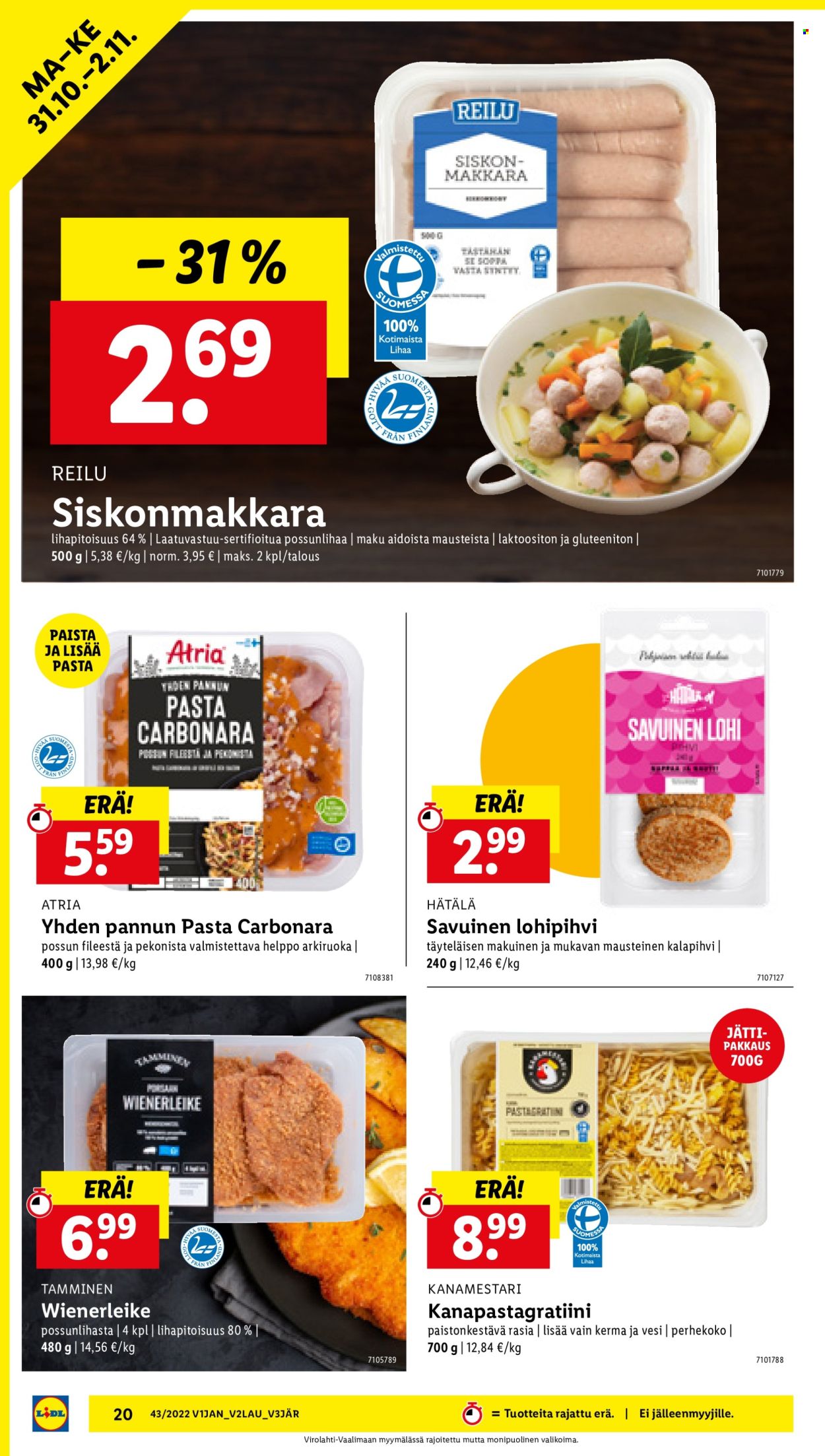 Lidl tarjoukset - 27.10.2022 - 02.11.2022. Sivu 20