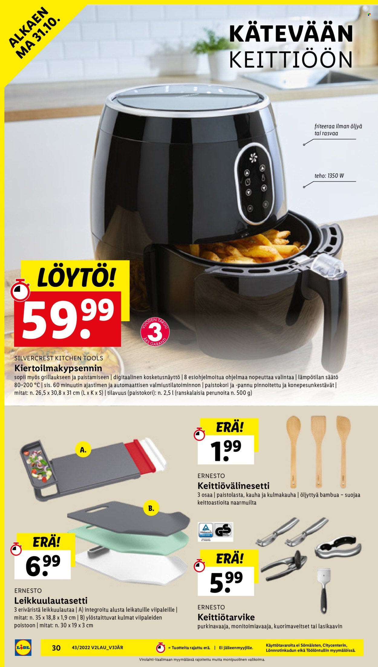 Lidl tarjoukset - 27.10.2022 - 02.11.2022. Sivu 30