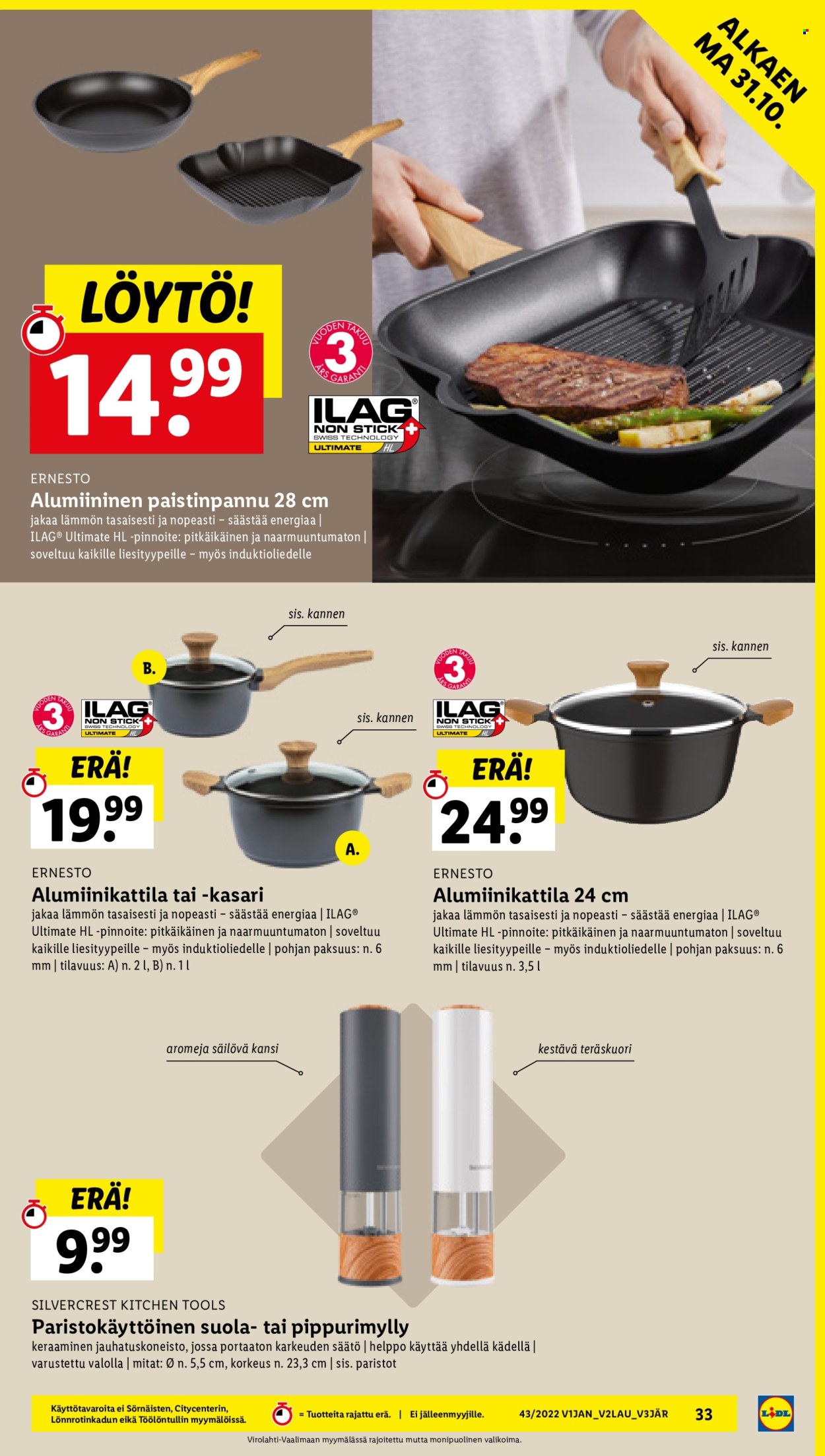 Lidl tarjoukset - 27.10.2022 - 02.11.2022. Sivu 33
