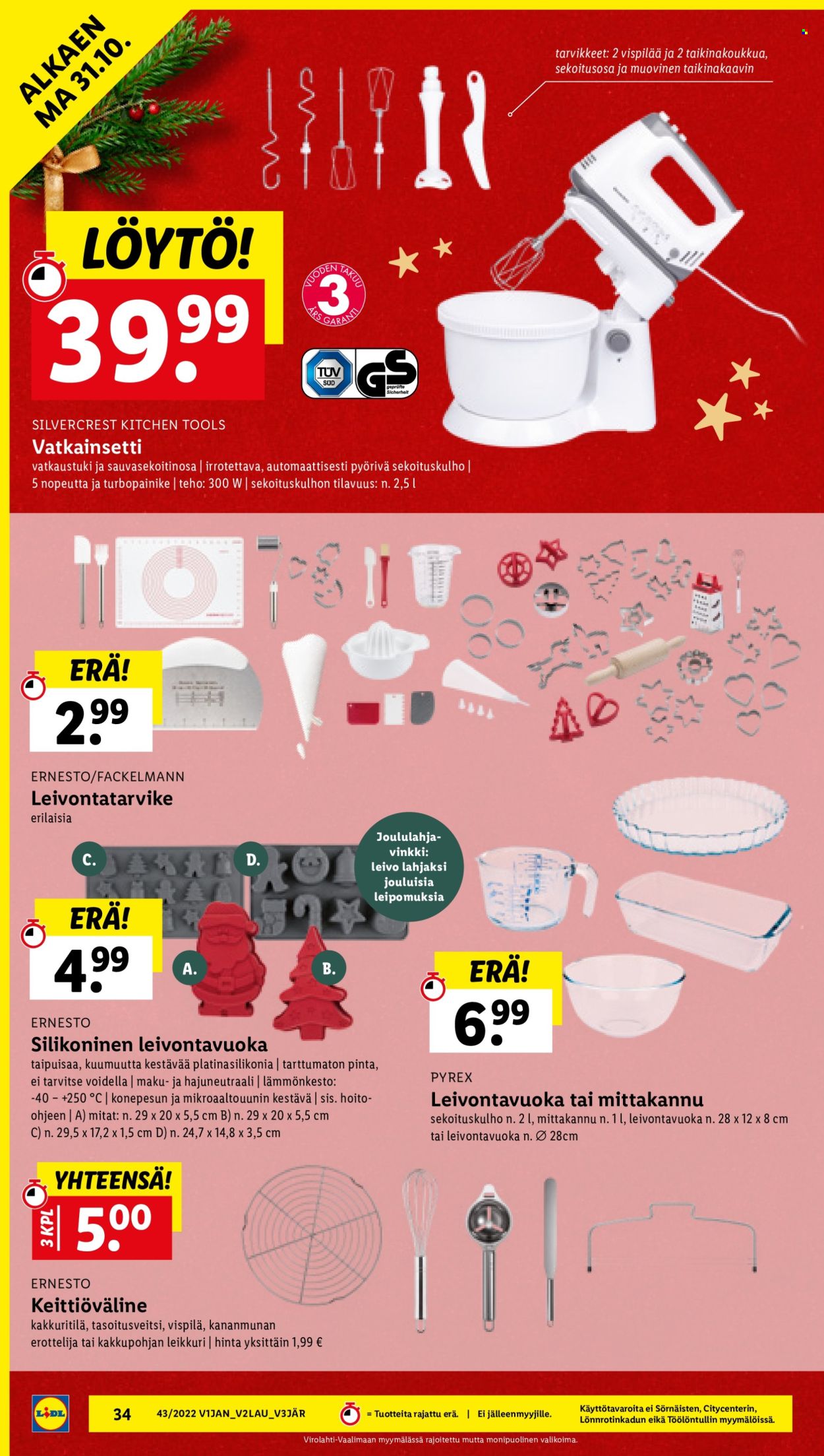 Lidl tarjoukset - 27.10.2022 - 02.11.2022. Sivu 34