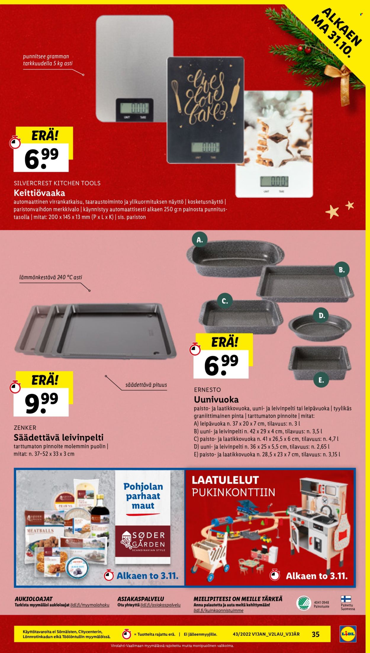 Lidl tarjoukset - 27.10.2022 - 02.11.2022. Sivu 35