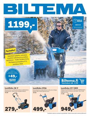 Biltema tarjoukset .