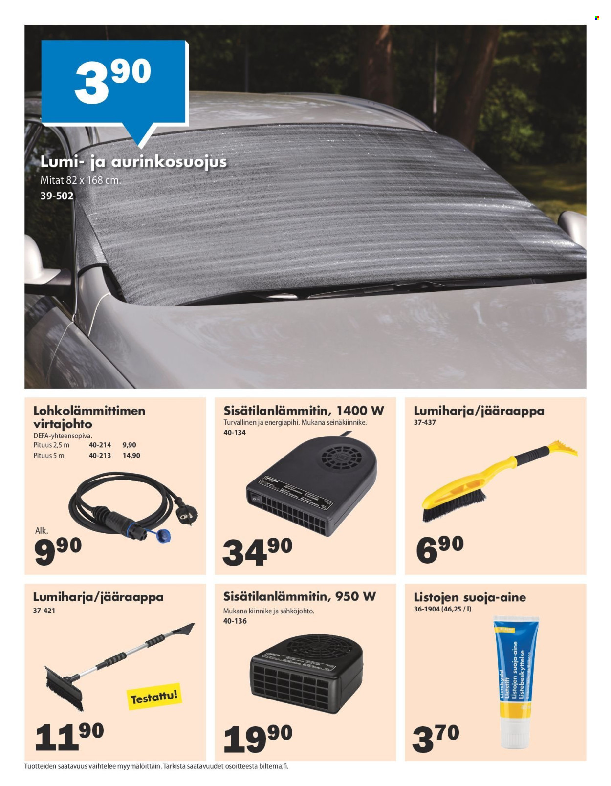 Biltema tarjoukset. Sivu 3