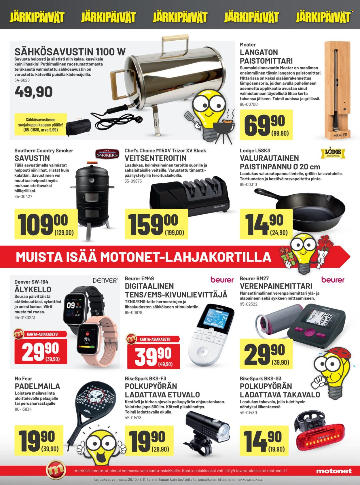 Motonet tarjoukset - 26.10.2022 - 08.11.2022. Sivu 6