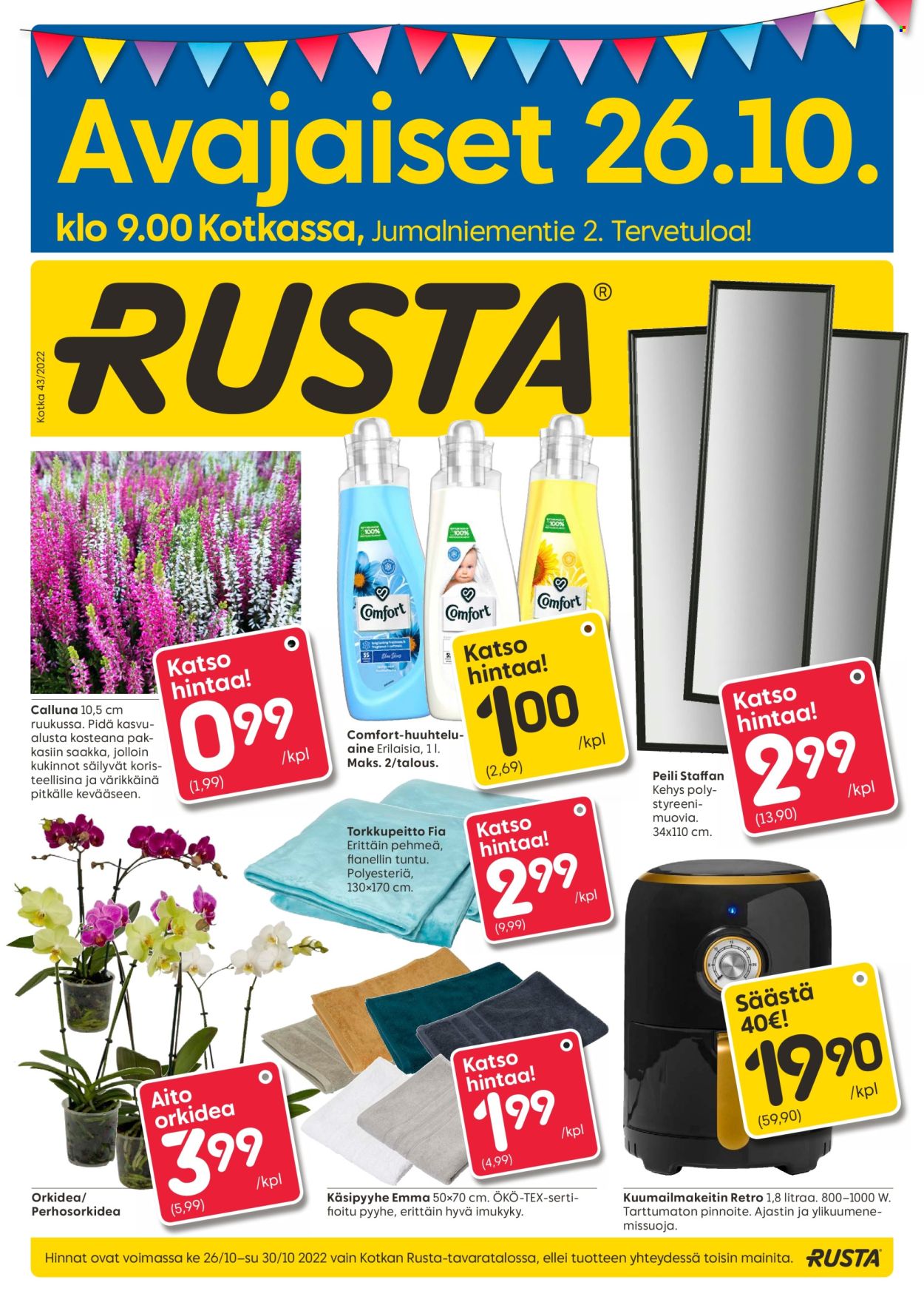 Rusta tarjoukset - 26.10.2022 - 30.10.2022. Sivu 1