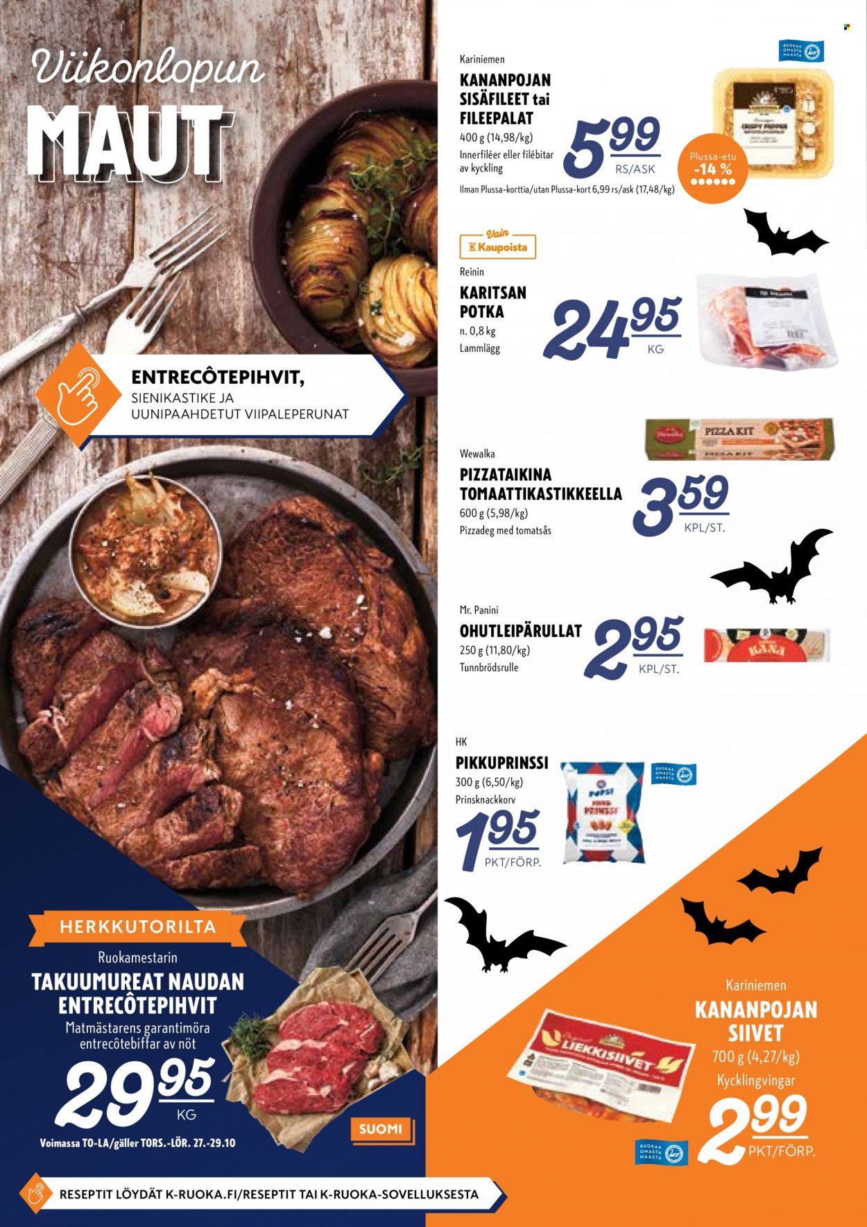 K-Supermarket tarjoukset - 27.10.2022 - 30.10.2022. Sivu 4