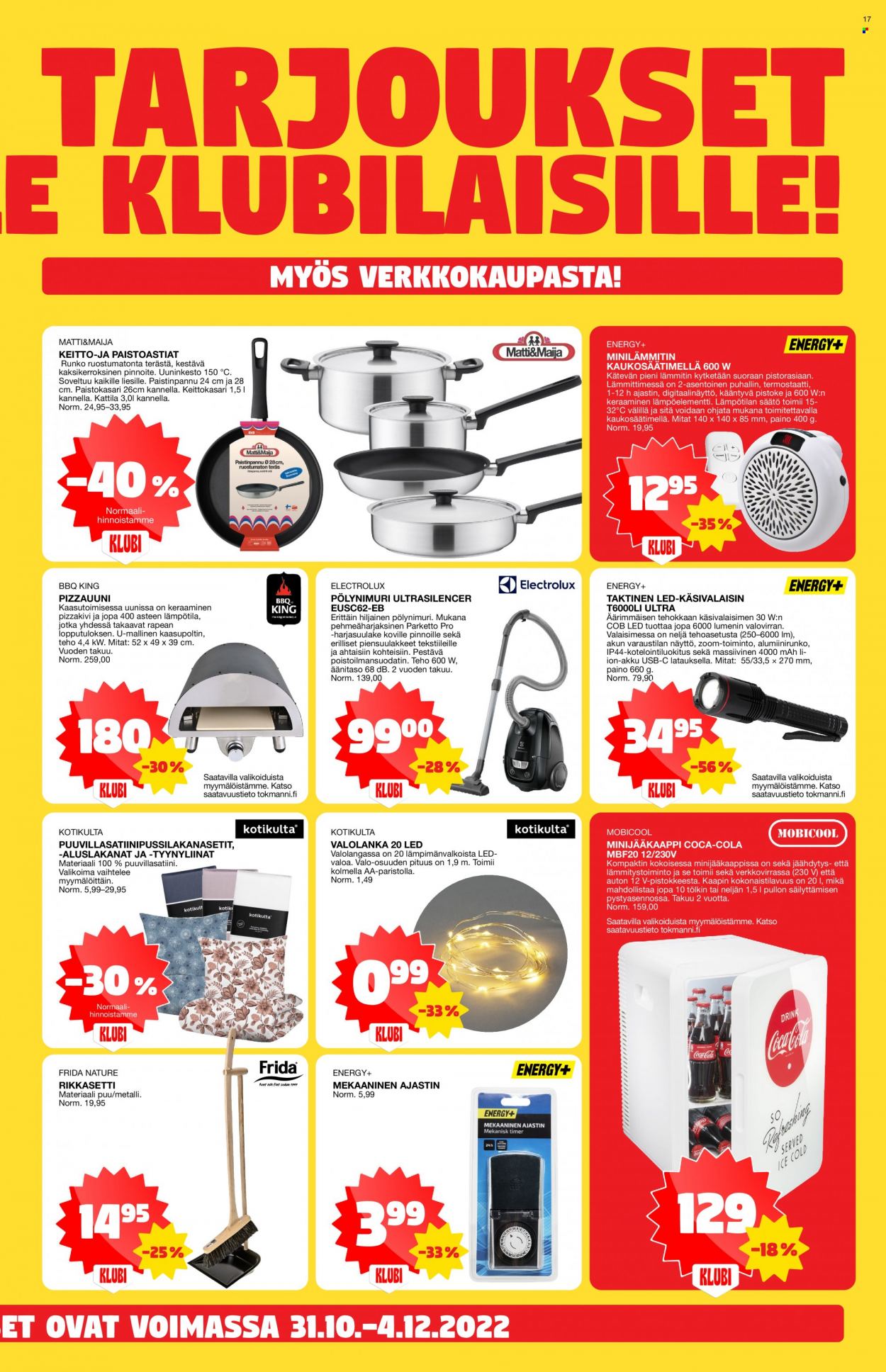 Tokmanni tarjoukset - 31.10.2022 - 06.11.2022. Sivu 17