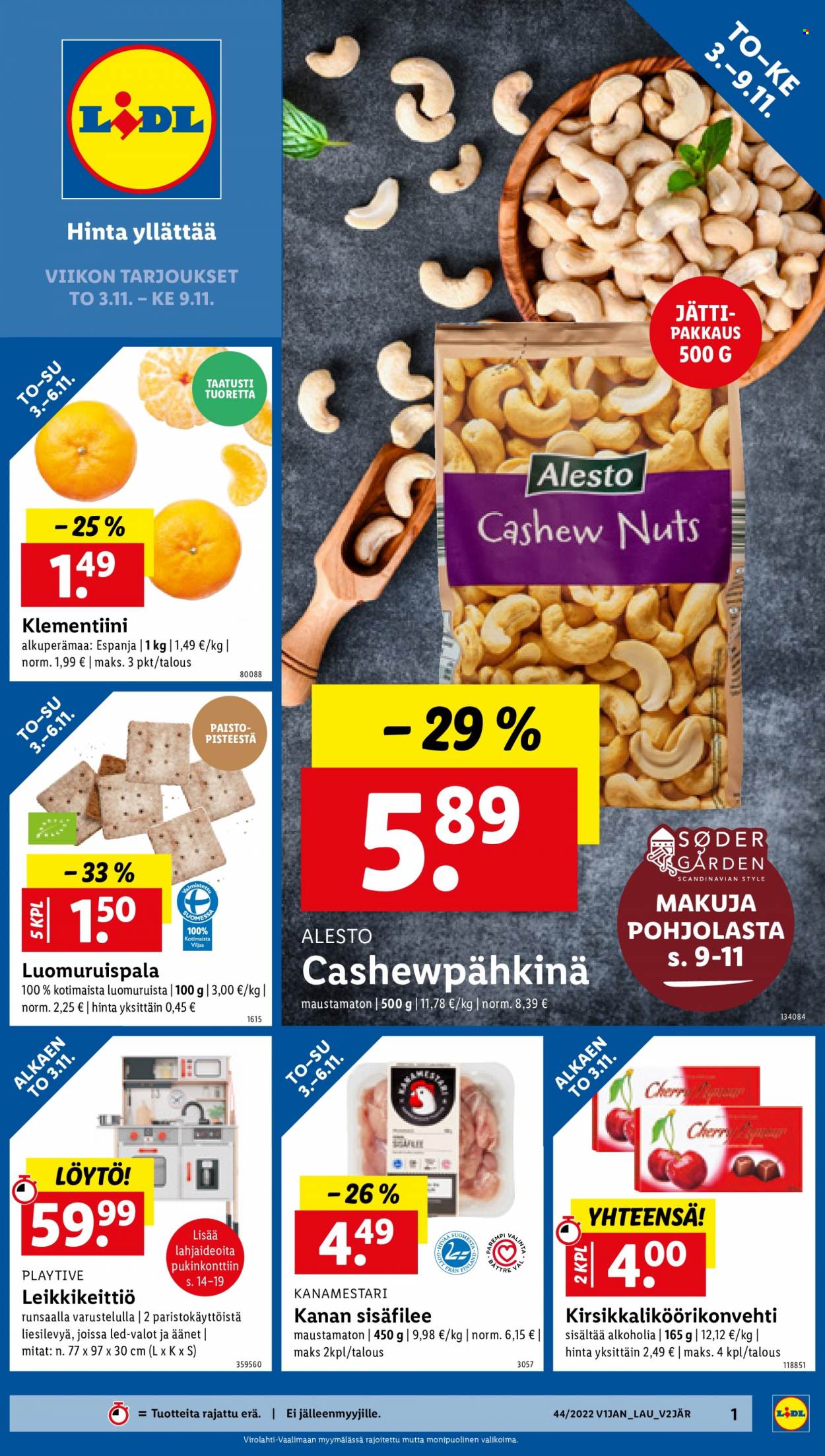 Lidl tarjoukset - 03.11.2022 - 09.11.2022. Sivu 1