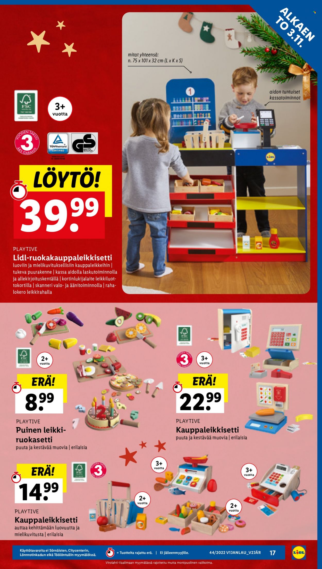Lidl tarjoukset - 03.11.2022 - 09.11.2022. Sivu 17